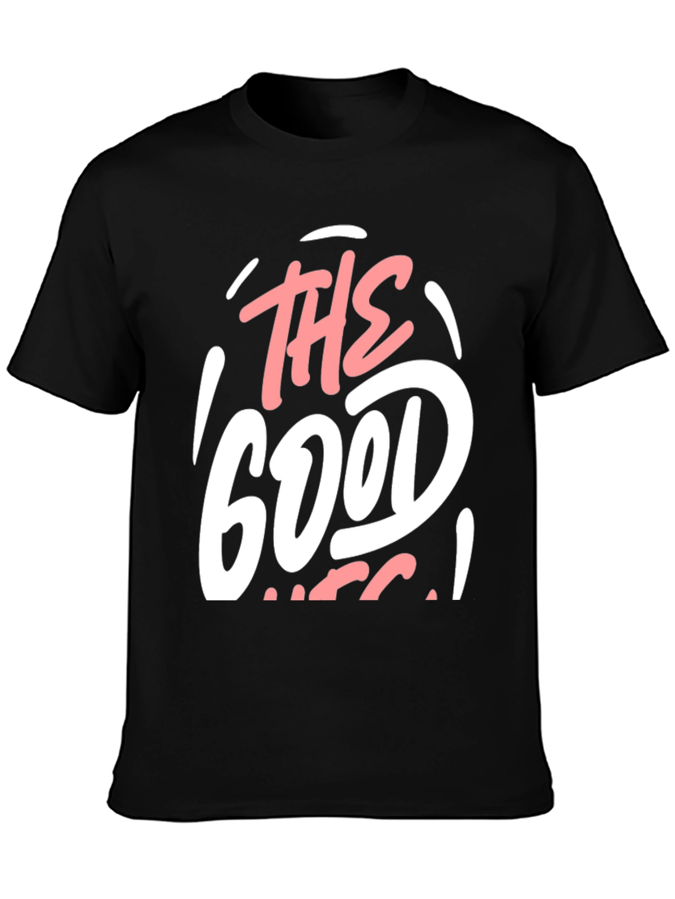The Good Life Black Graphic Tee