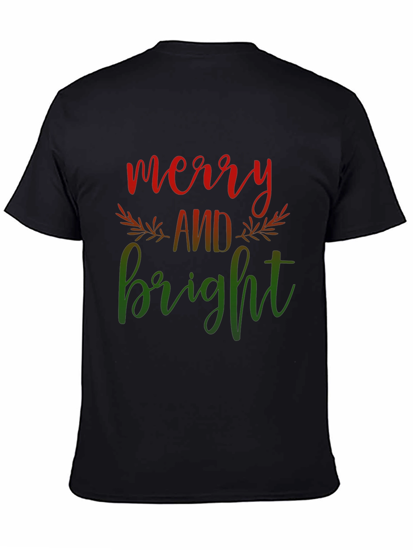 Merry and Bright Graphic Tee - Christmas Holiday Shirt