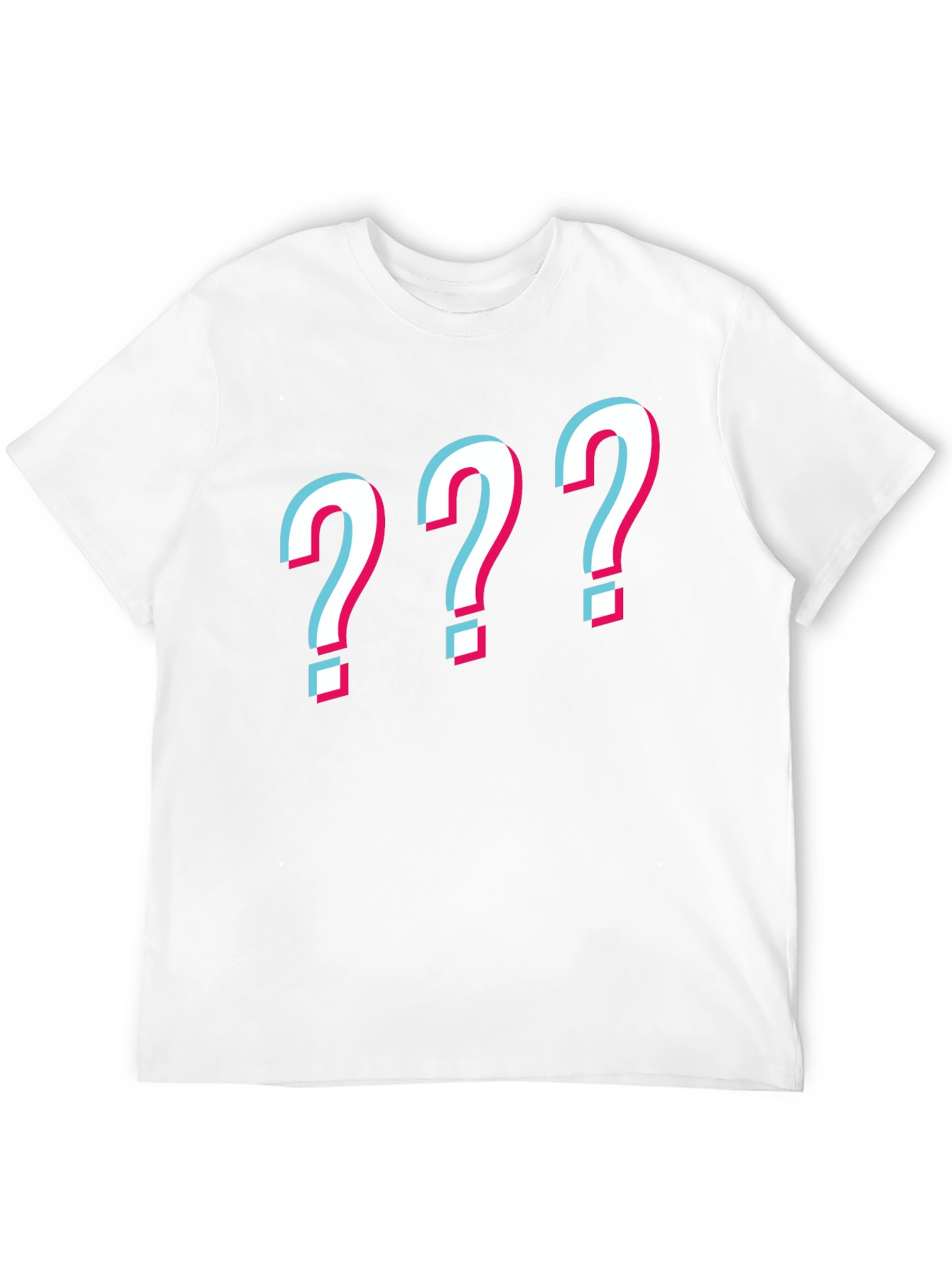 Question Mark Graphic Tee - Mens Black T-Shirt
