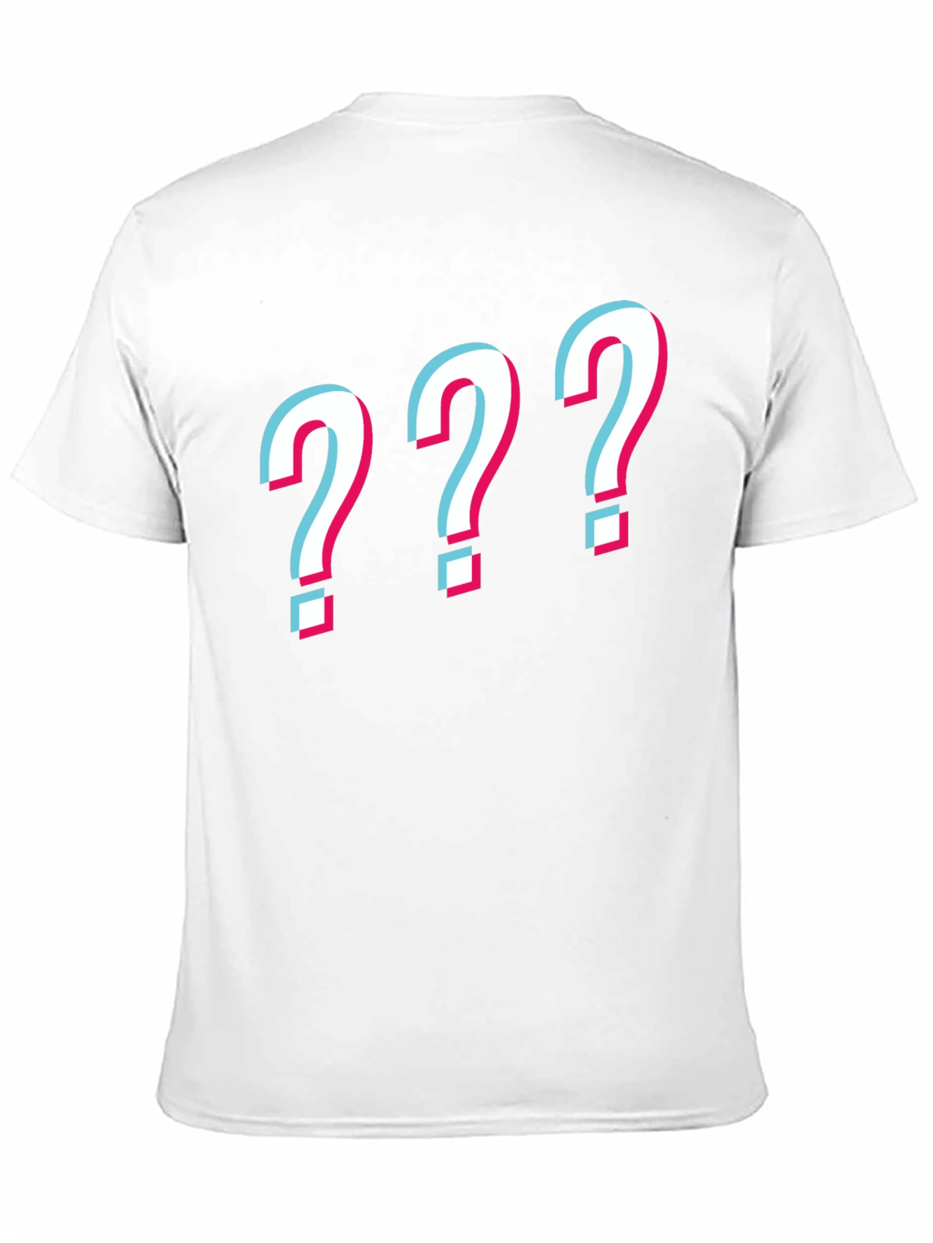 Question Mark Graphic Tee - Mens Black T-Shirt