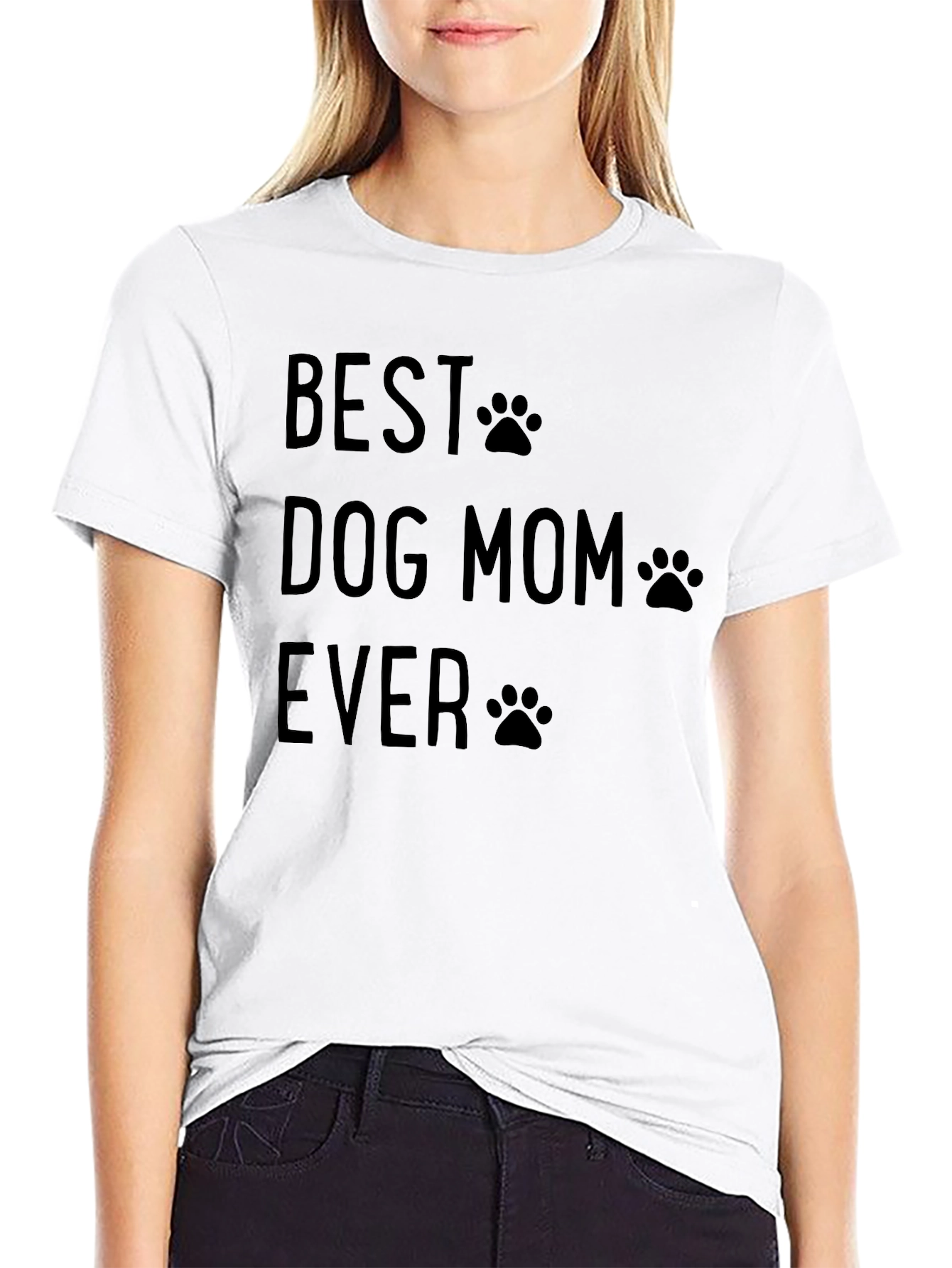 Best Dog Mom Ever Graphic T-Shirt