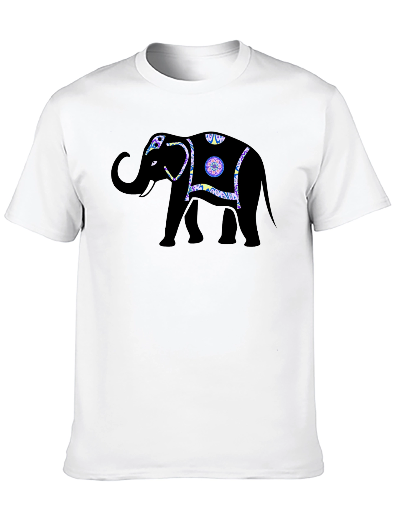 Elephant Graphic Tee - Stylish Black T-Shirt