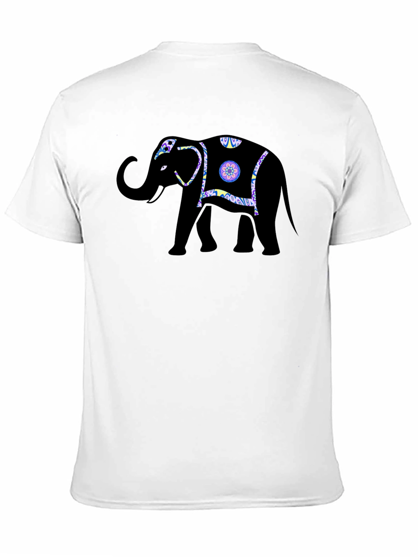 Elephant Graphic Tee - Stylish Black T-Shirt