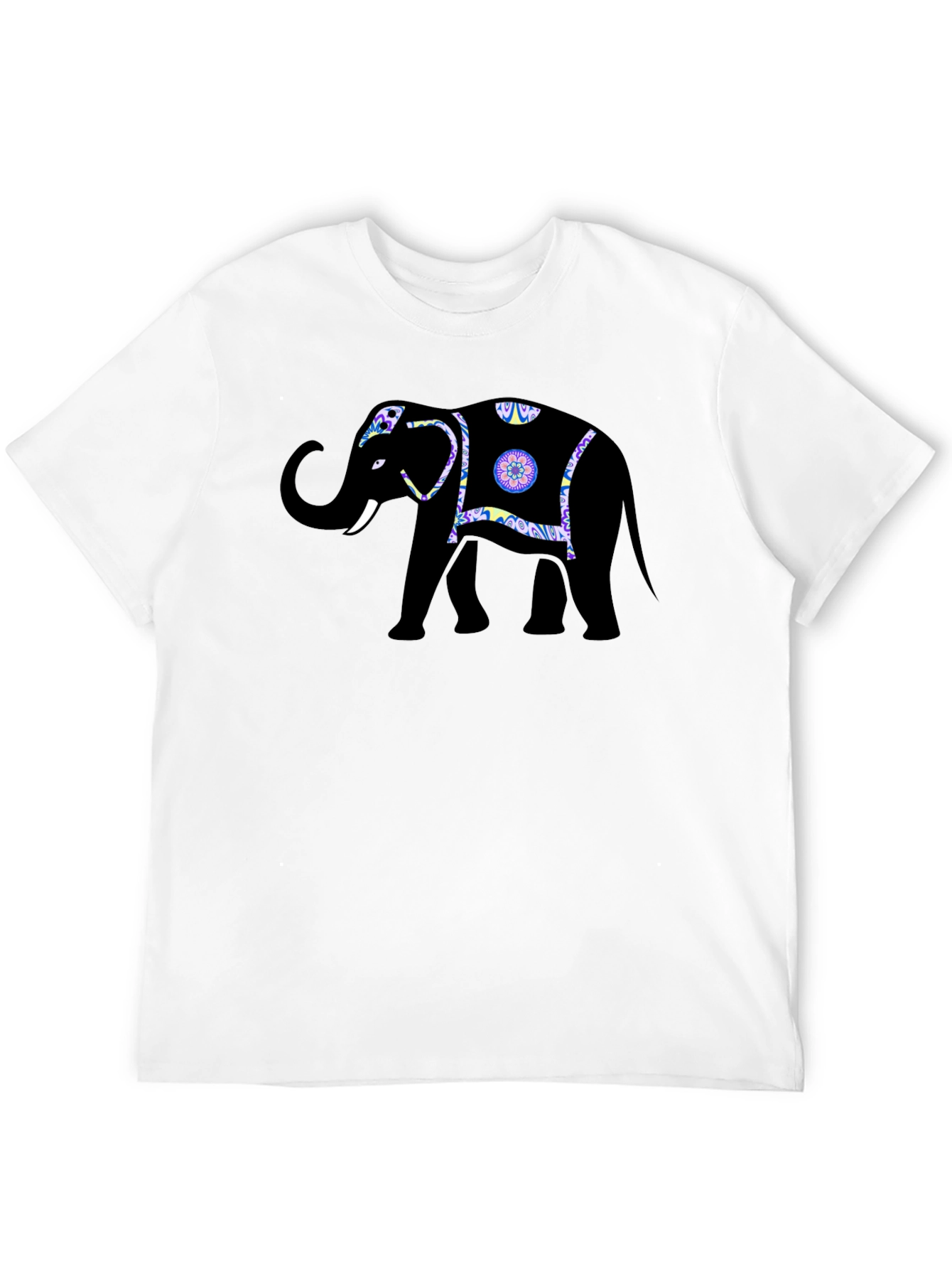 Elephant Graphic Tee - Stylish Black T-Shirt