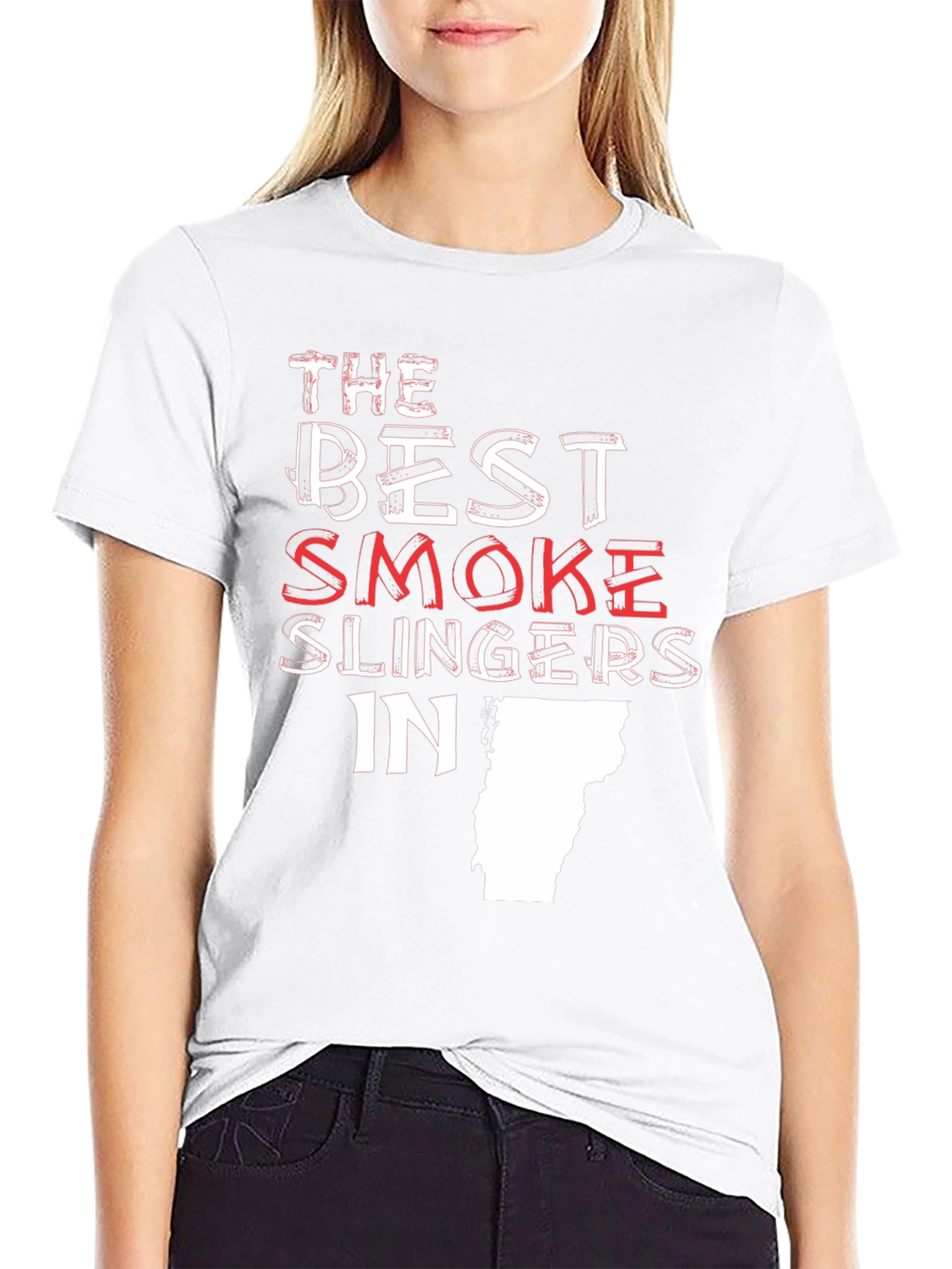 Best Smoke Slingers in Vermont Black Graphic T-Shirt