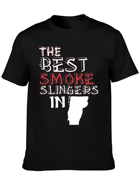 Best Smoke Slingers in Vermont Black Graphic T-Shirt