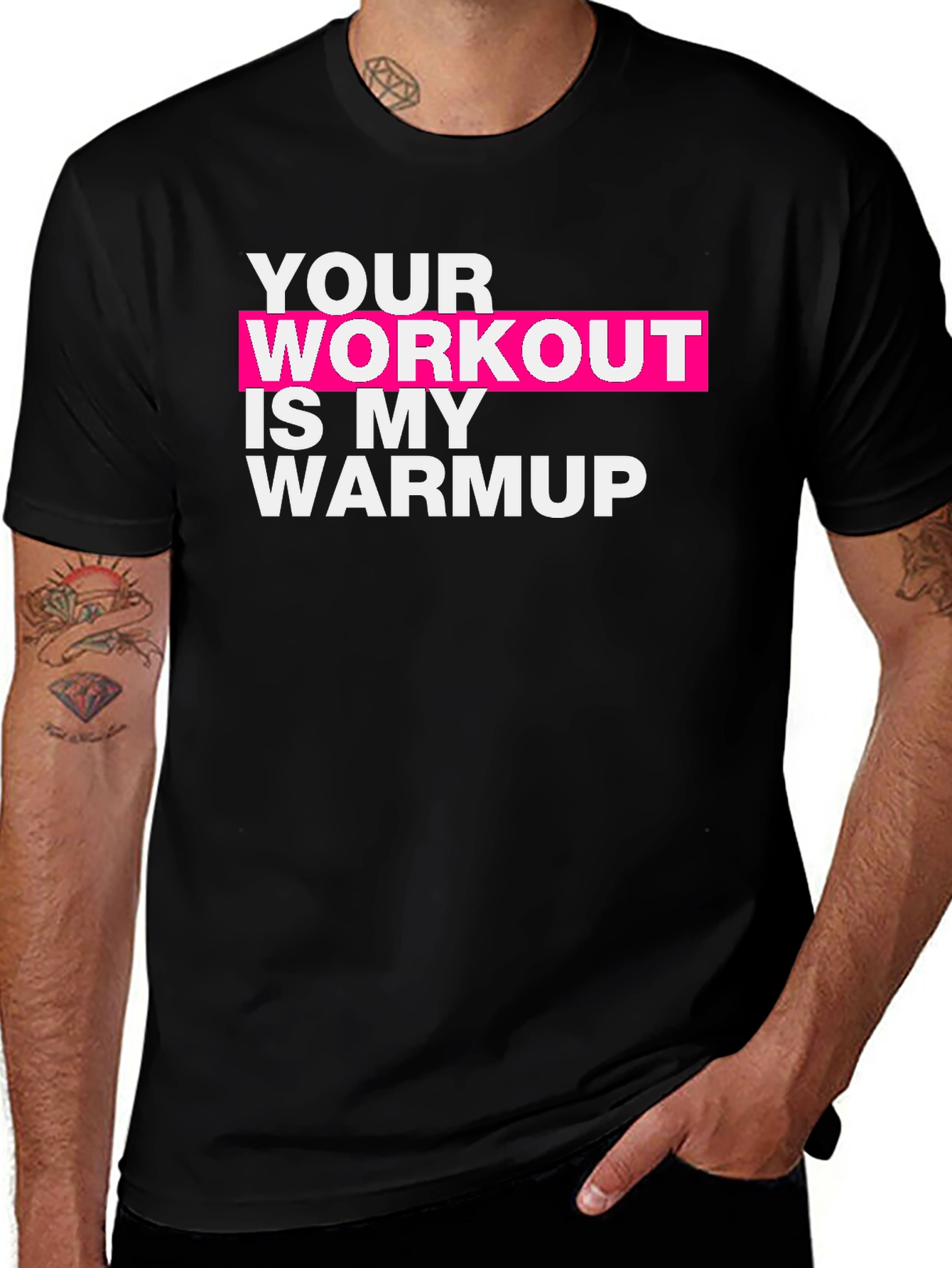 Workout Warmup Graphic Tee