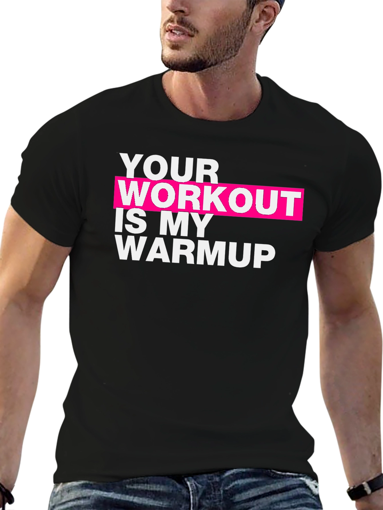 Workout Warmup Graphic Tee
