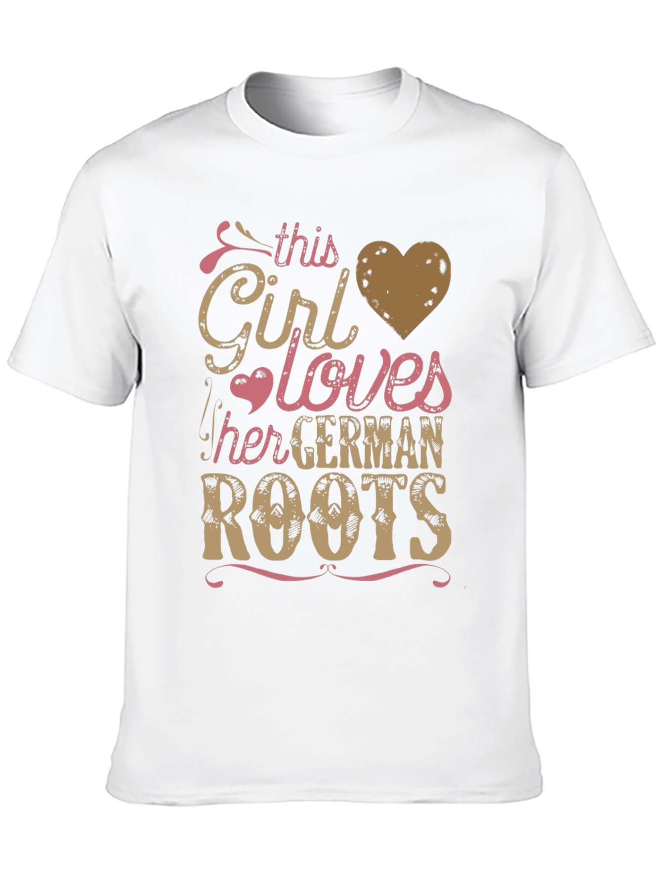 German Roots Girls T-Shirt - Black