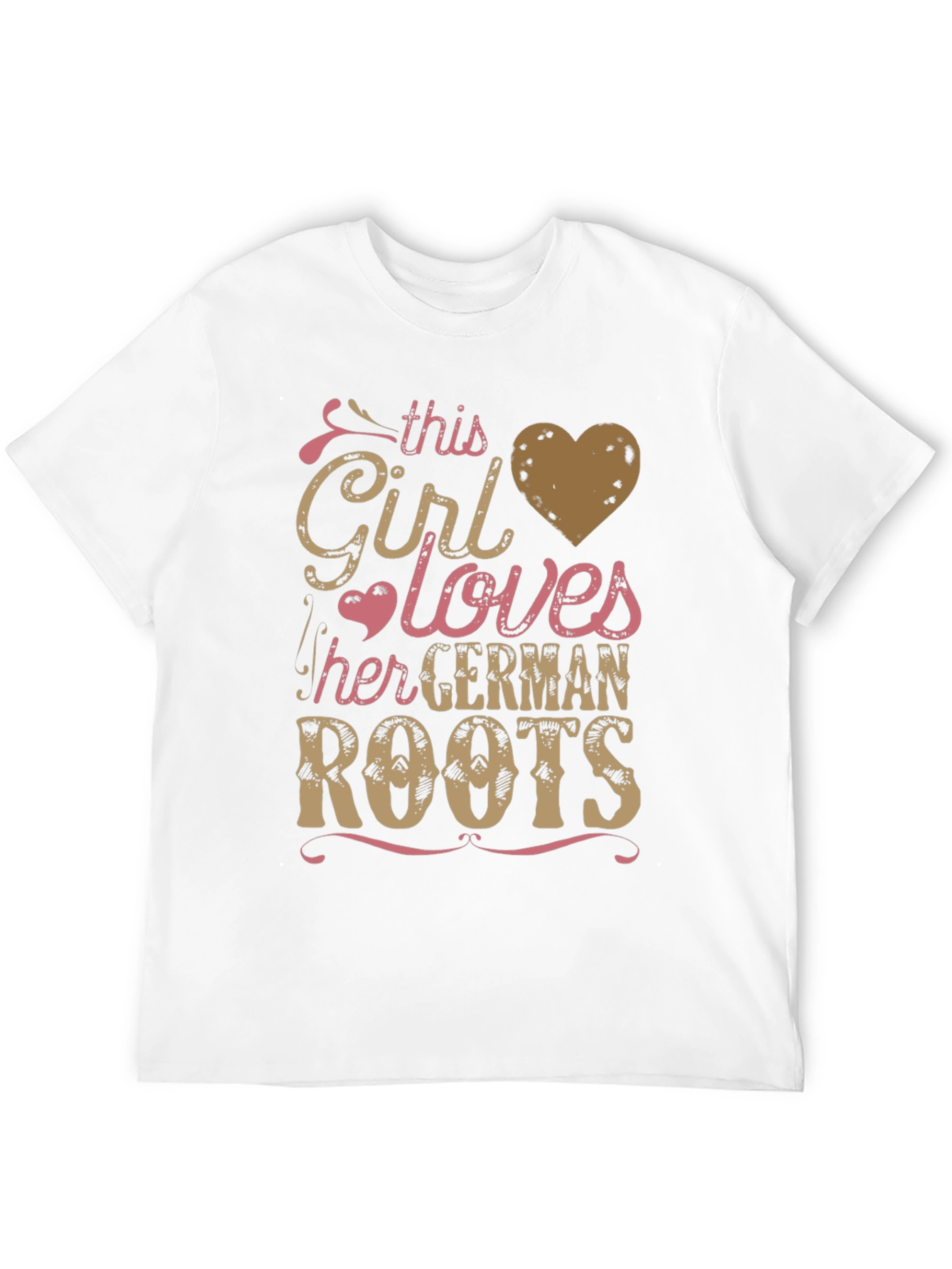 German Roots Girls T-Shirt - Black