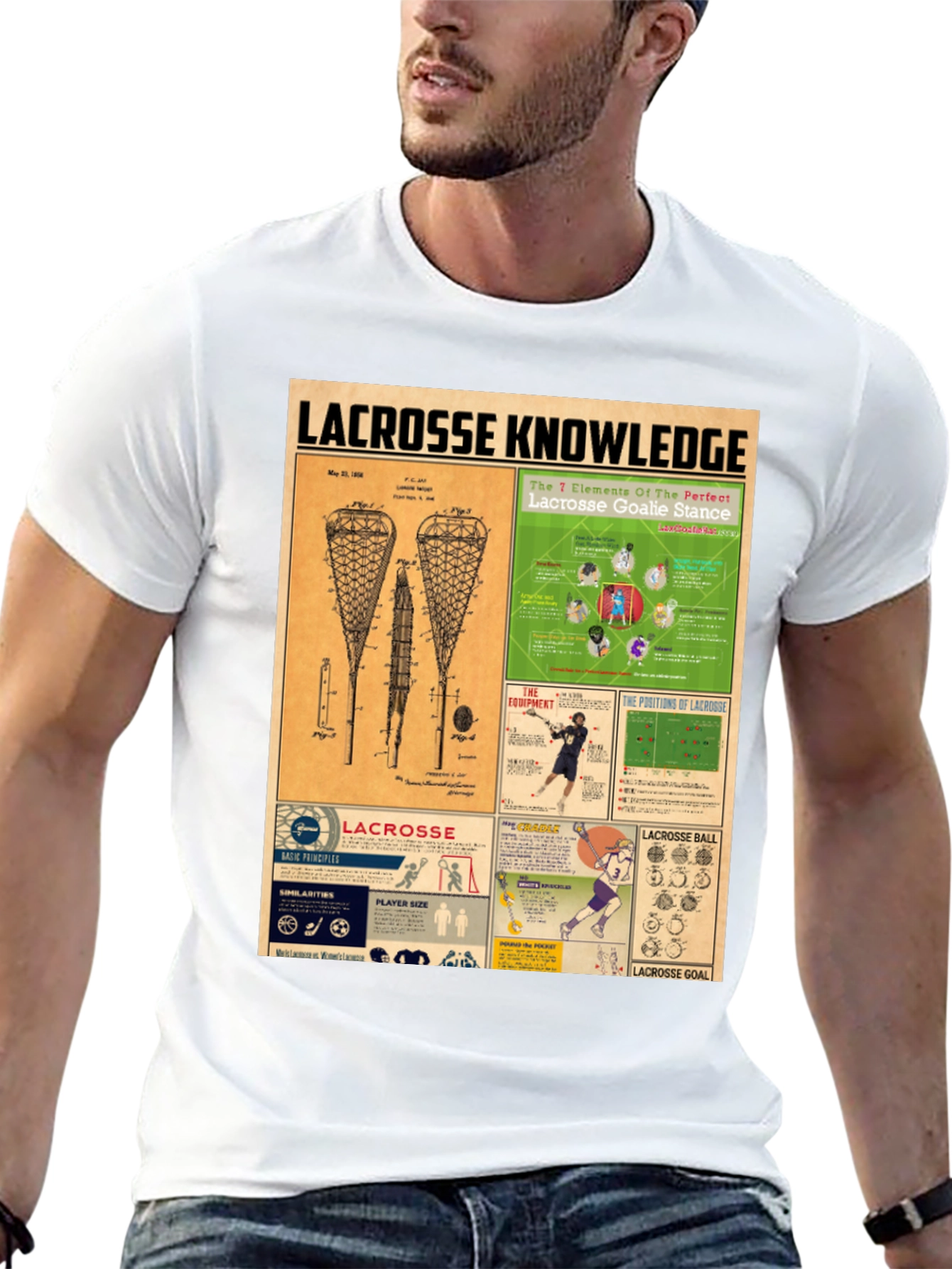 Lacrosse Knowledge Graphic Tee