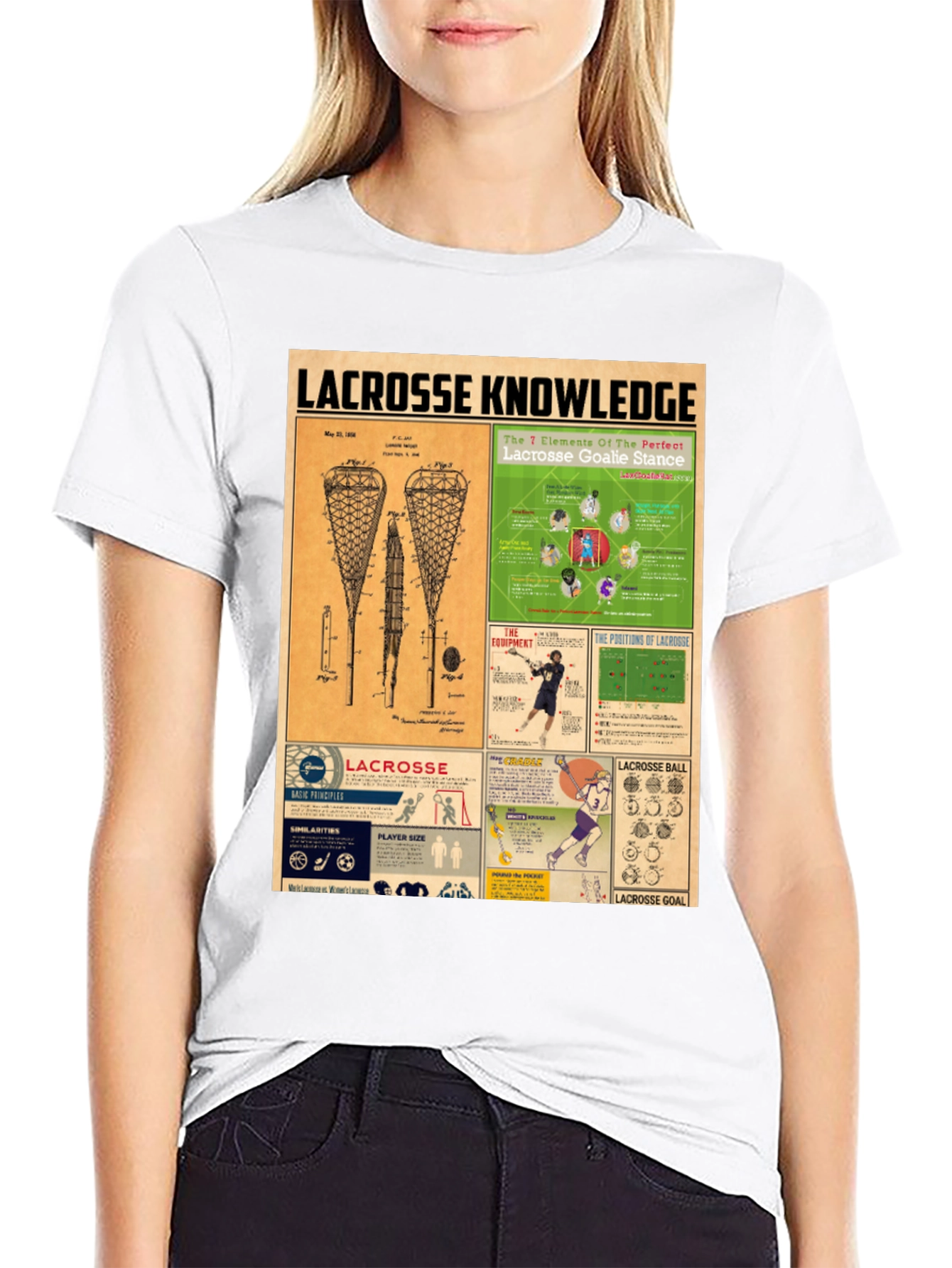 Lacrosse Knowledge Graphic Tee