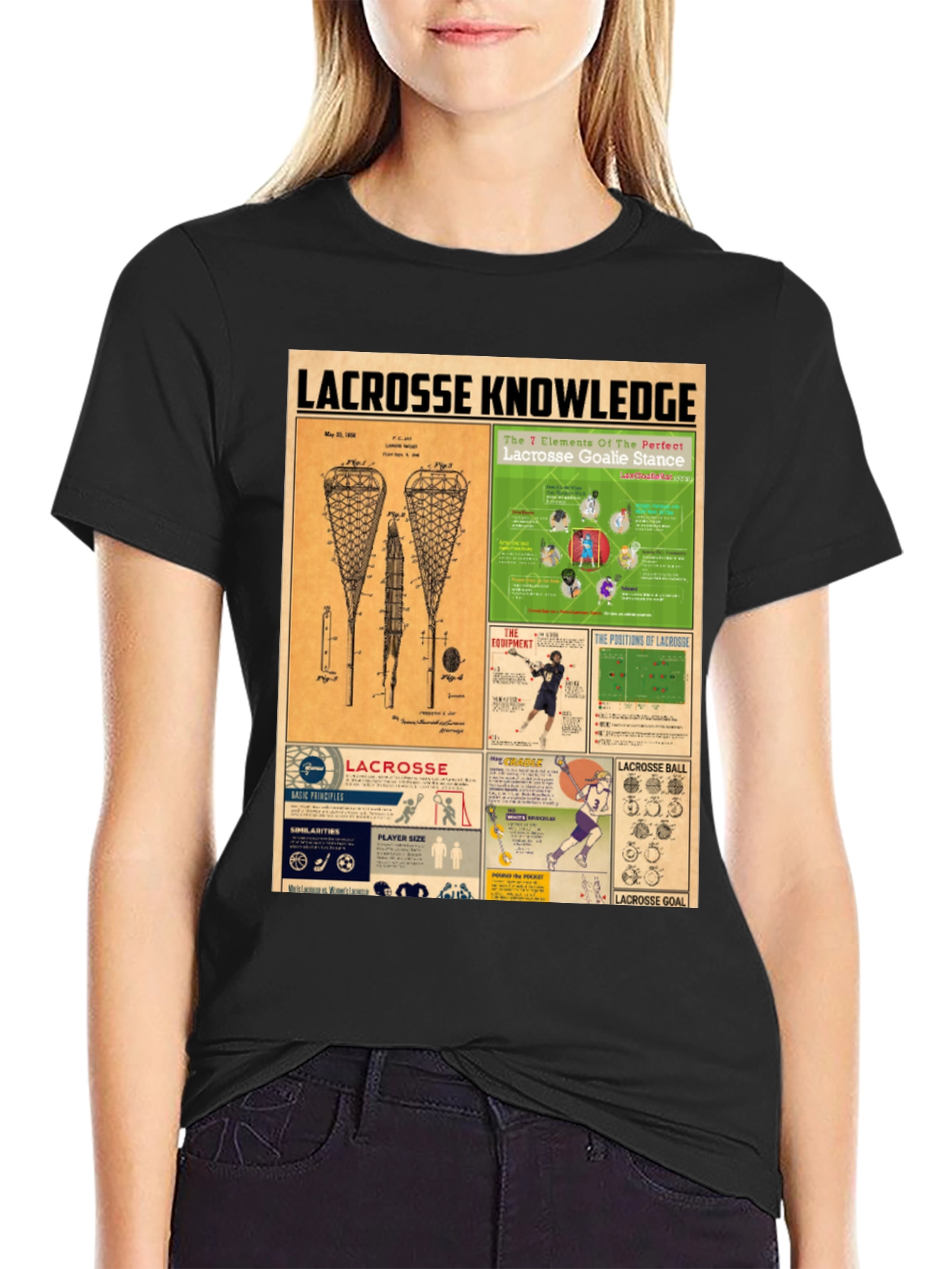Lacrosse Knowledge Graphic Tee