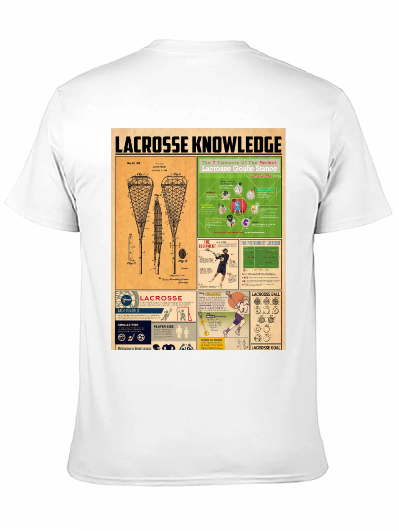 Lacrosse Knowledge Graphic Tee