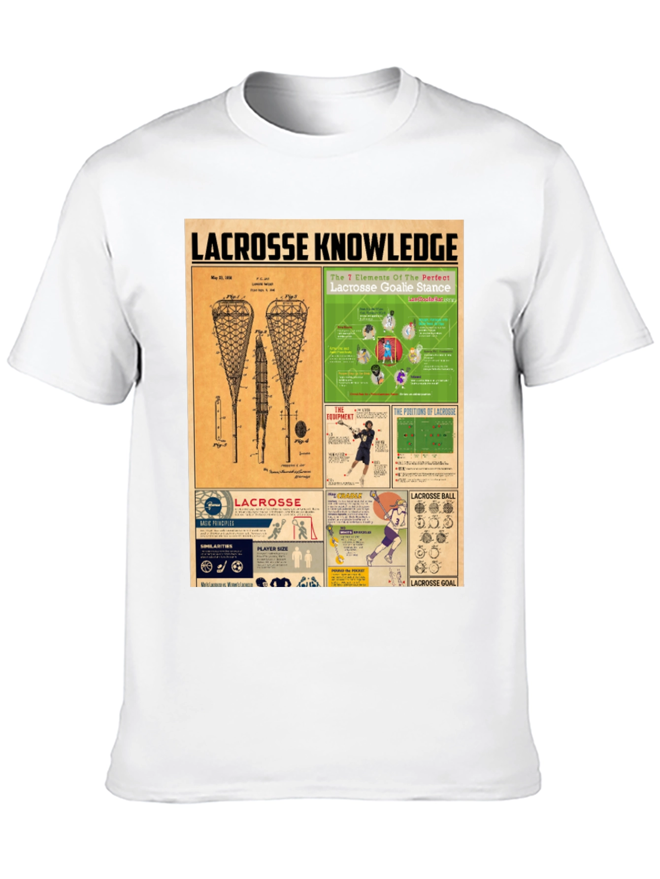 Lacrosse Knowledge Graphic Tee