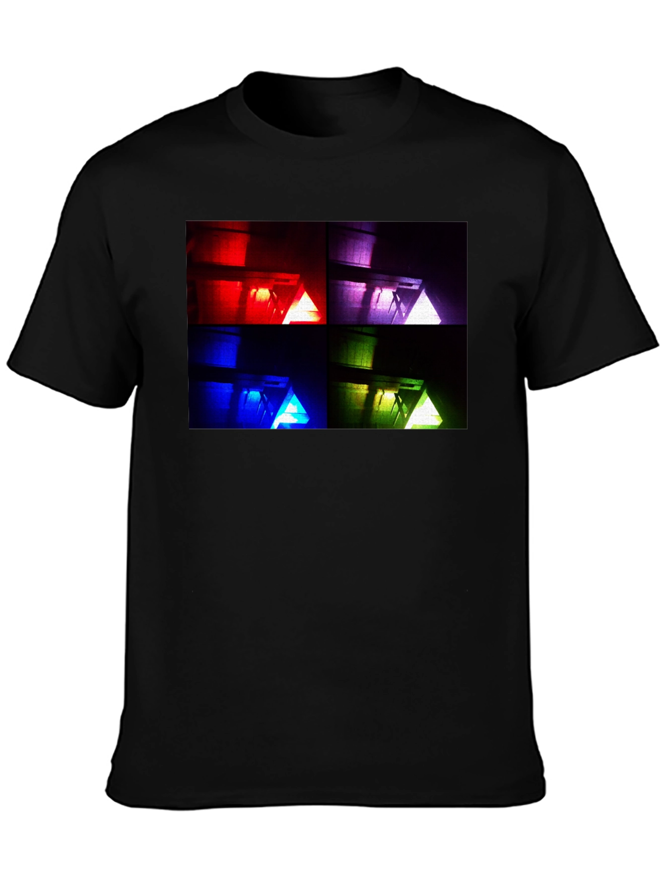 Prism Light Show Black T-Shirt