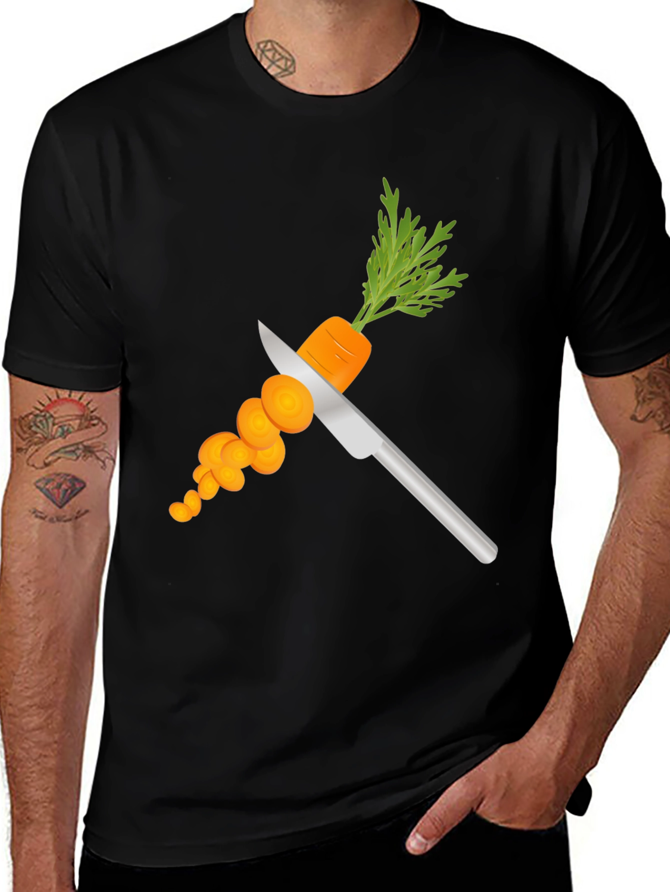 Whimsical Carrot Cut T-Shirt - Unique Graphic Tee
