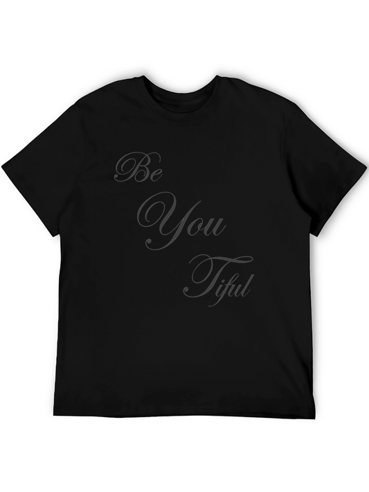 Be You Tiful Black Tee - Stylish Comfort