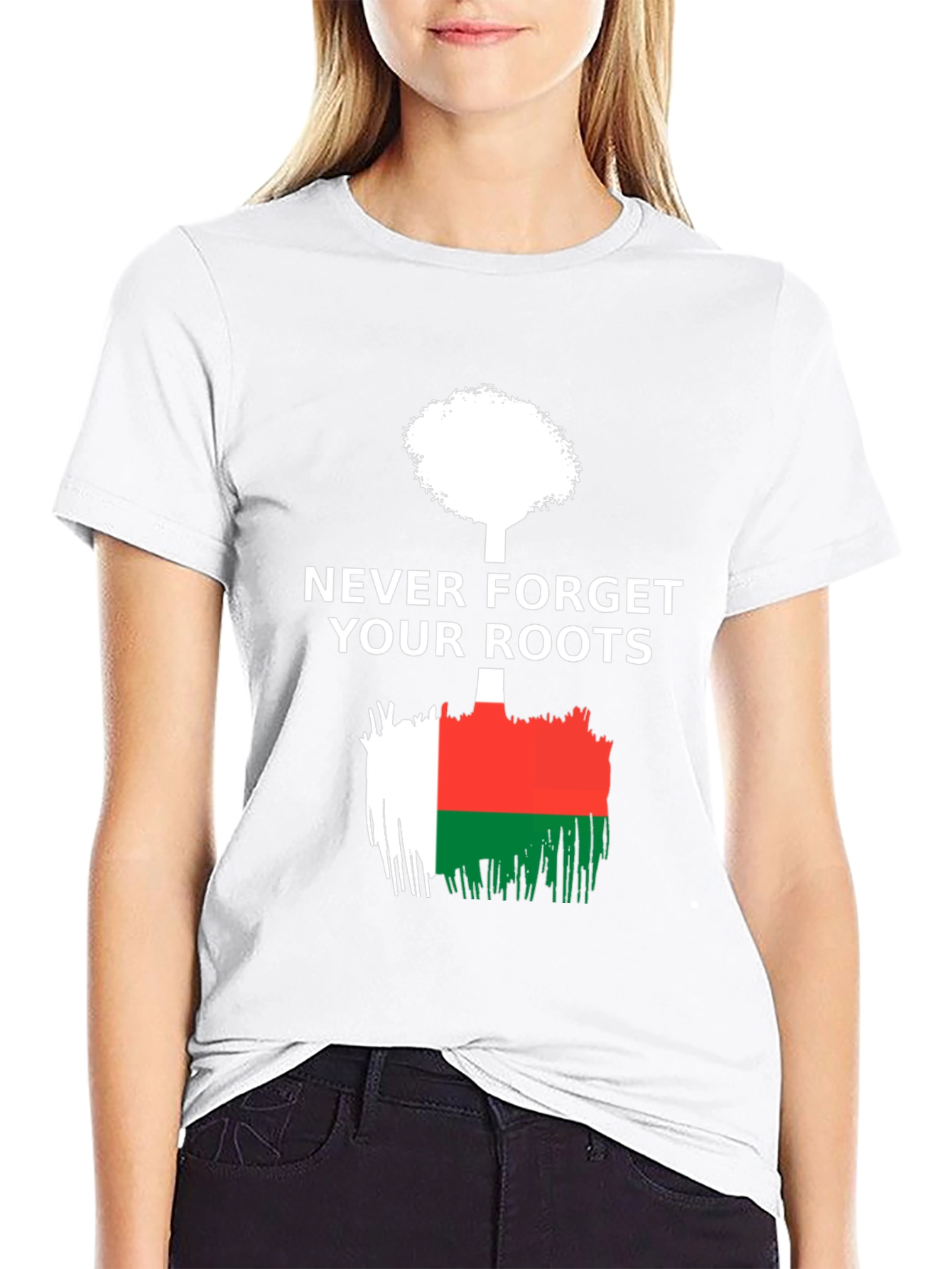 Never Forget Your Roots Madagascar Flag T-Shirt