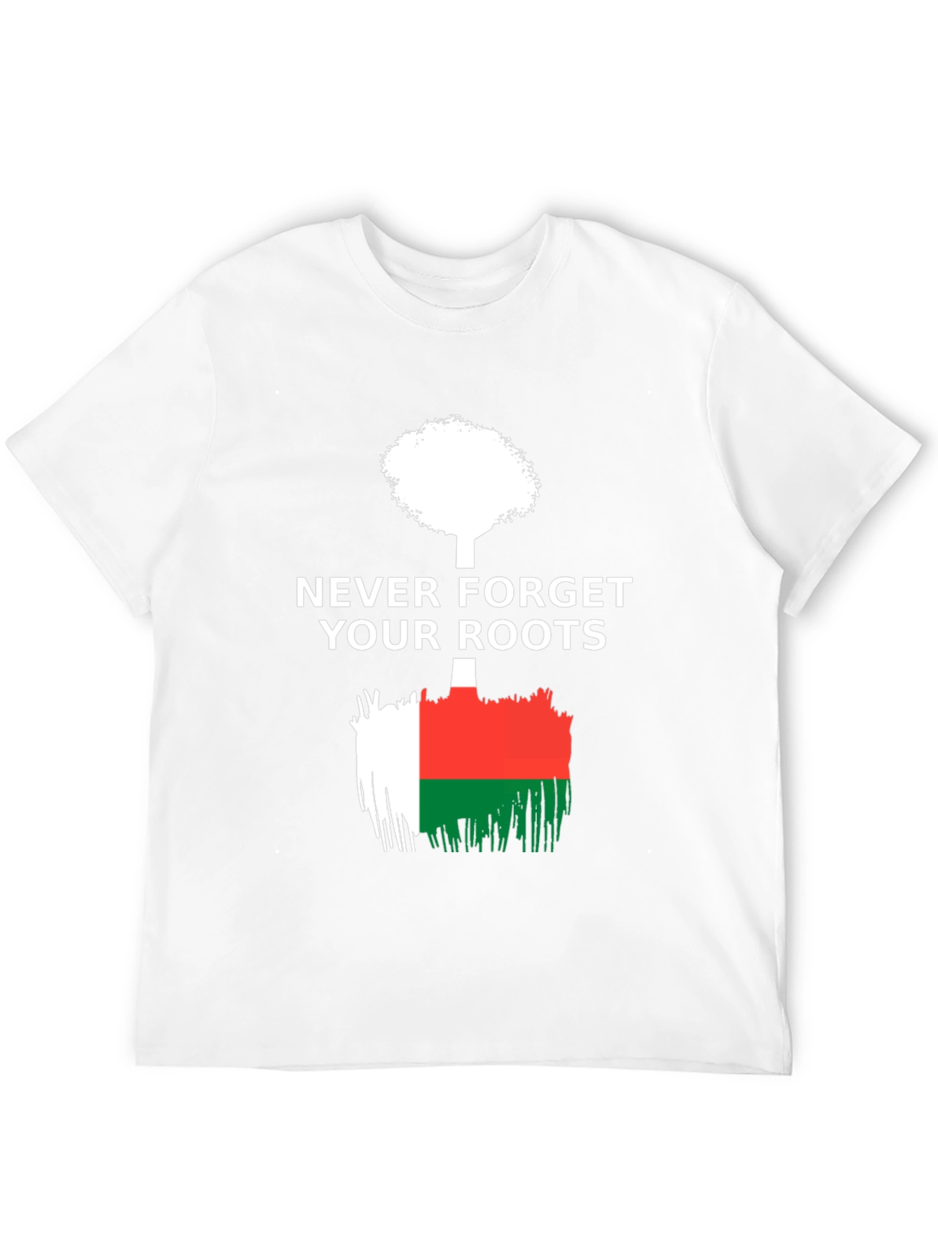 Never Forget Your Roots Madagascar Flag T-Shirt
