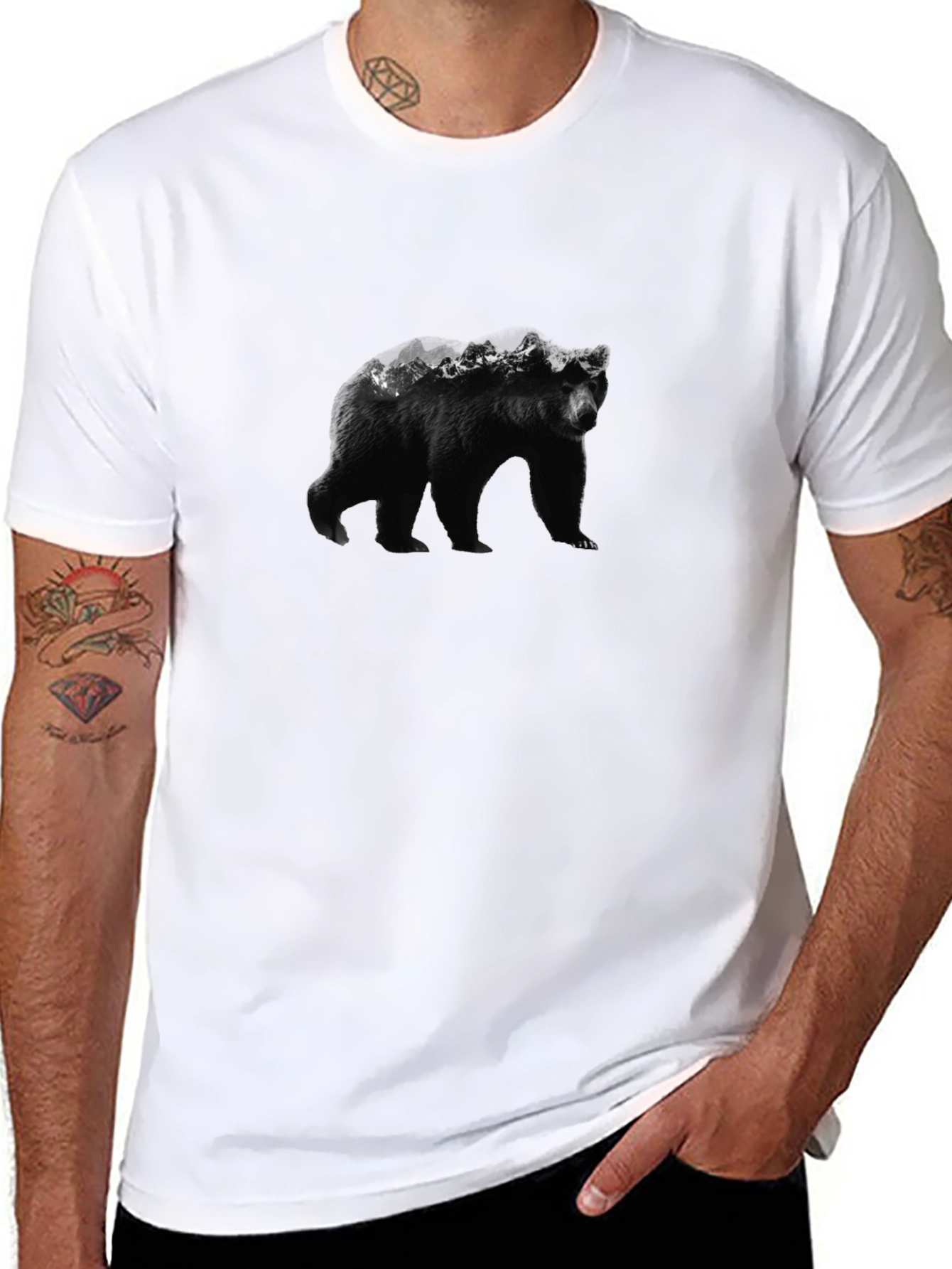 Bear Mountain T-Shirt - Nature Lovers Tee