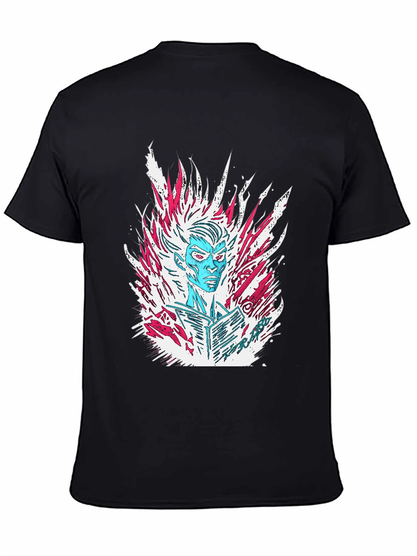 Cool Character Graphic T-Shirt - Black