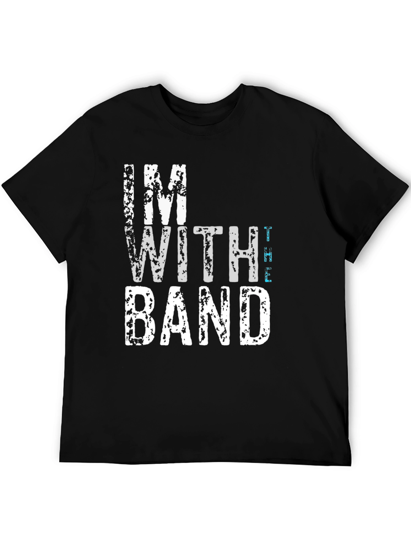Im With The Band Tee - Distressed Graphic Print