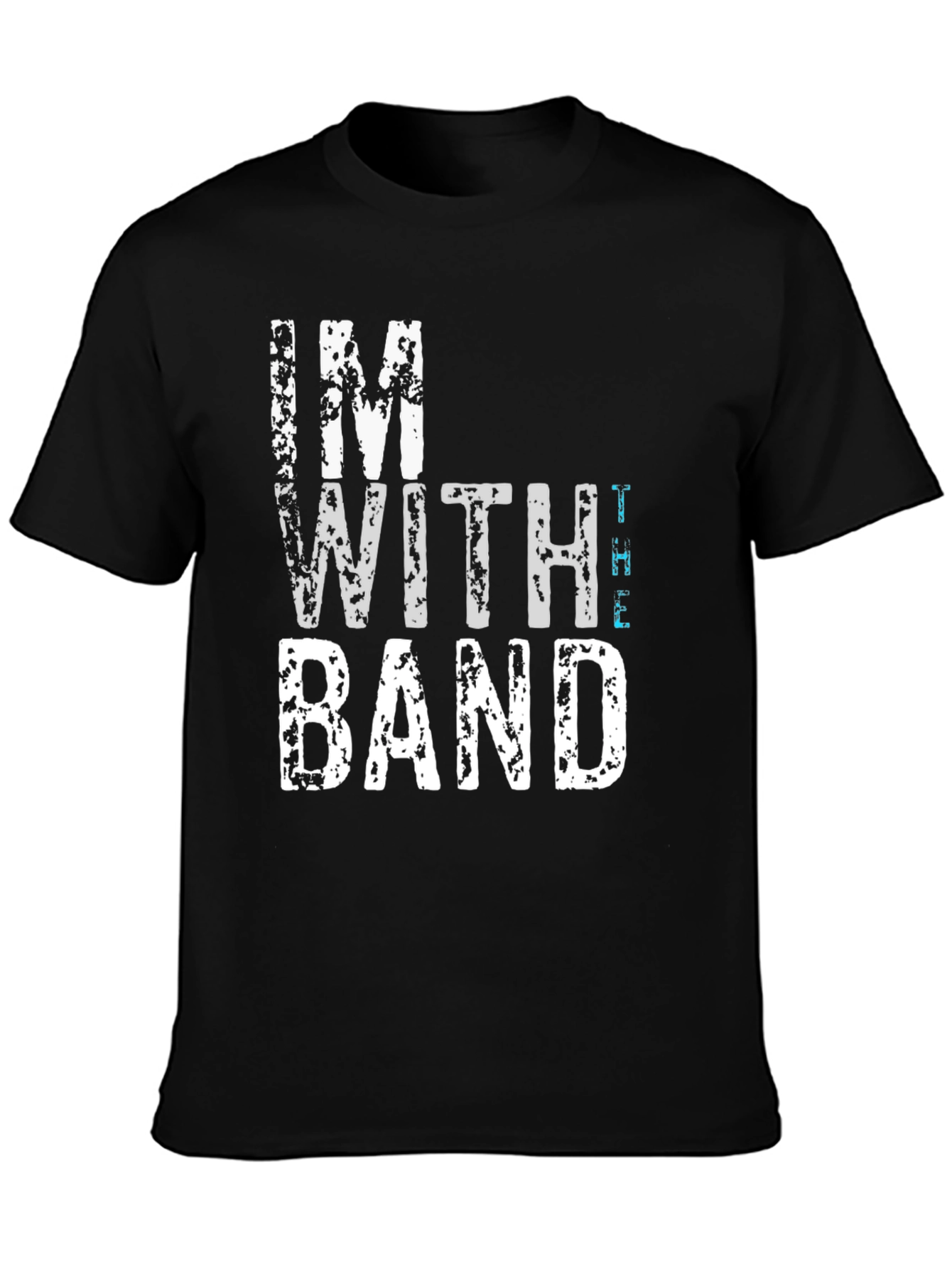 Im With The Band Tee - Distressed Graphic Print