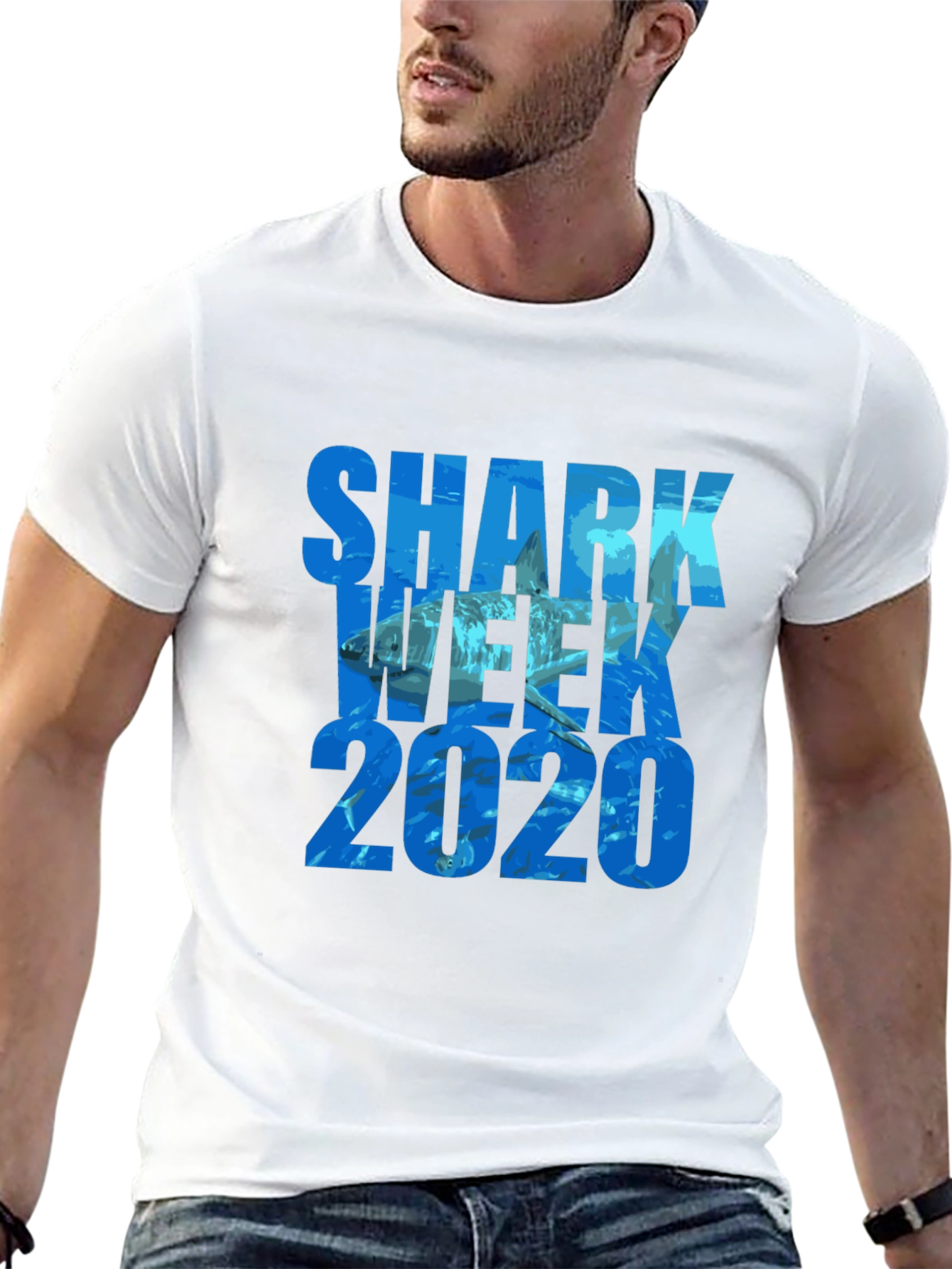 Shark Week 2020 Black T-Shirt