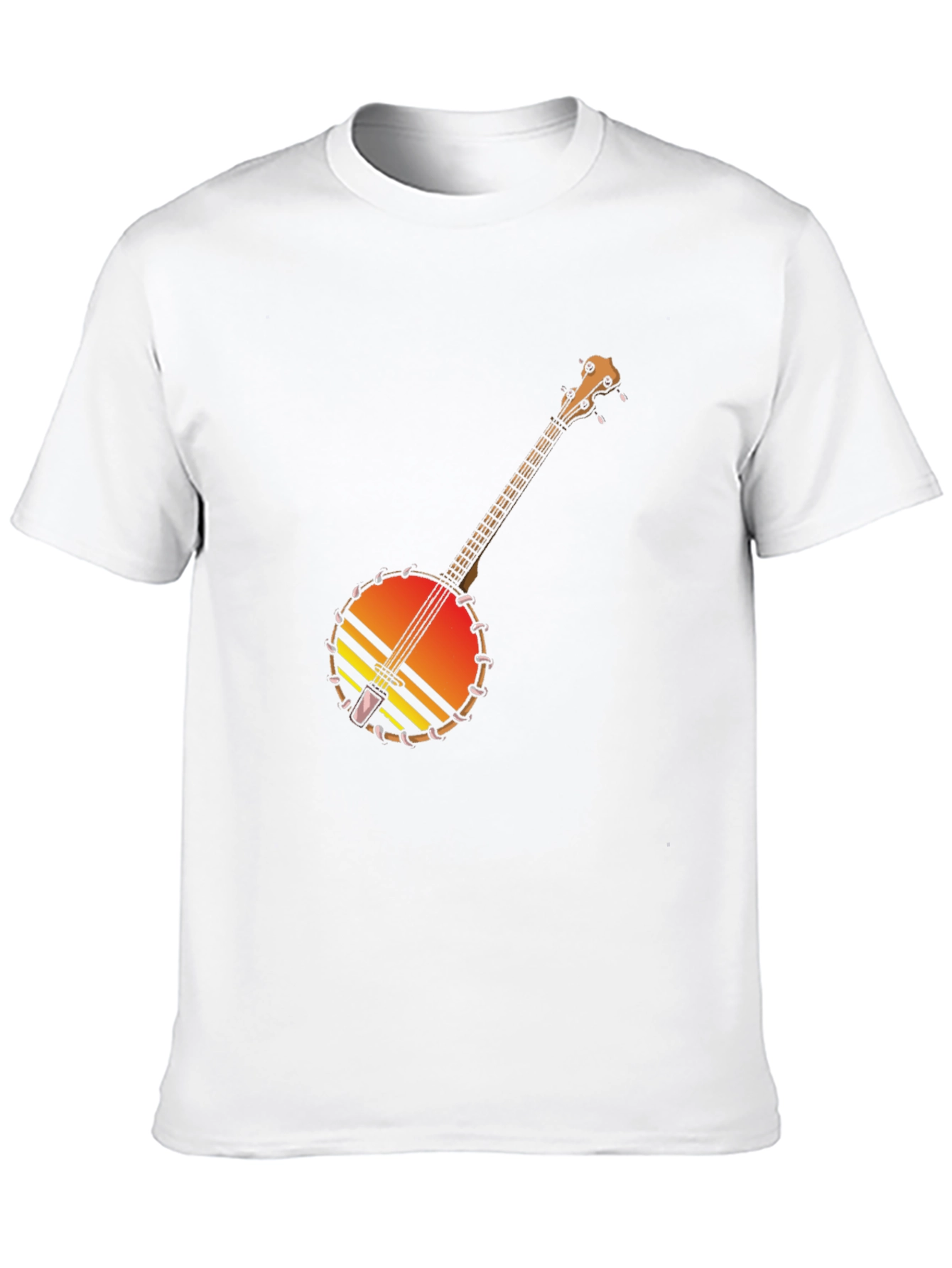 Banjo Sunset Graphic Tee - Black Cotton T-Shirt