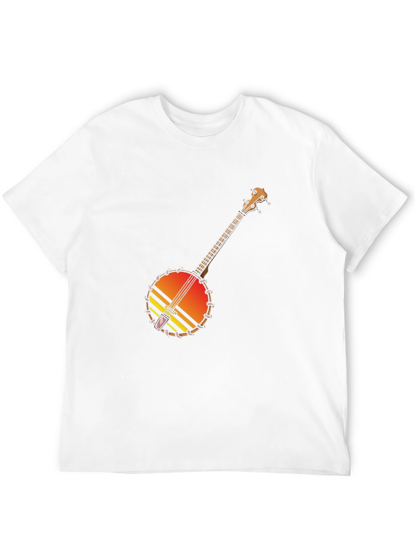 Banjo Sunset Graphic Tee - Black Cotton T-Shirt