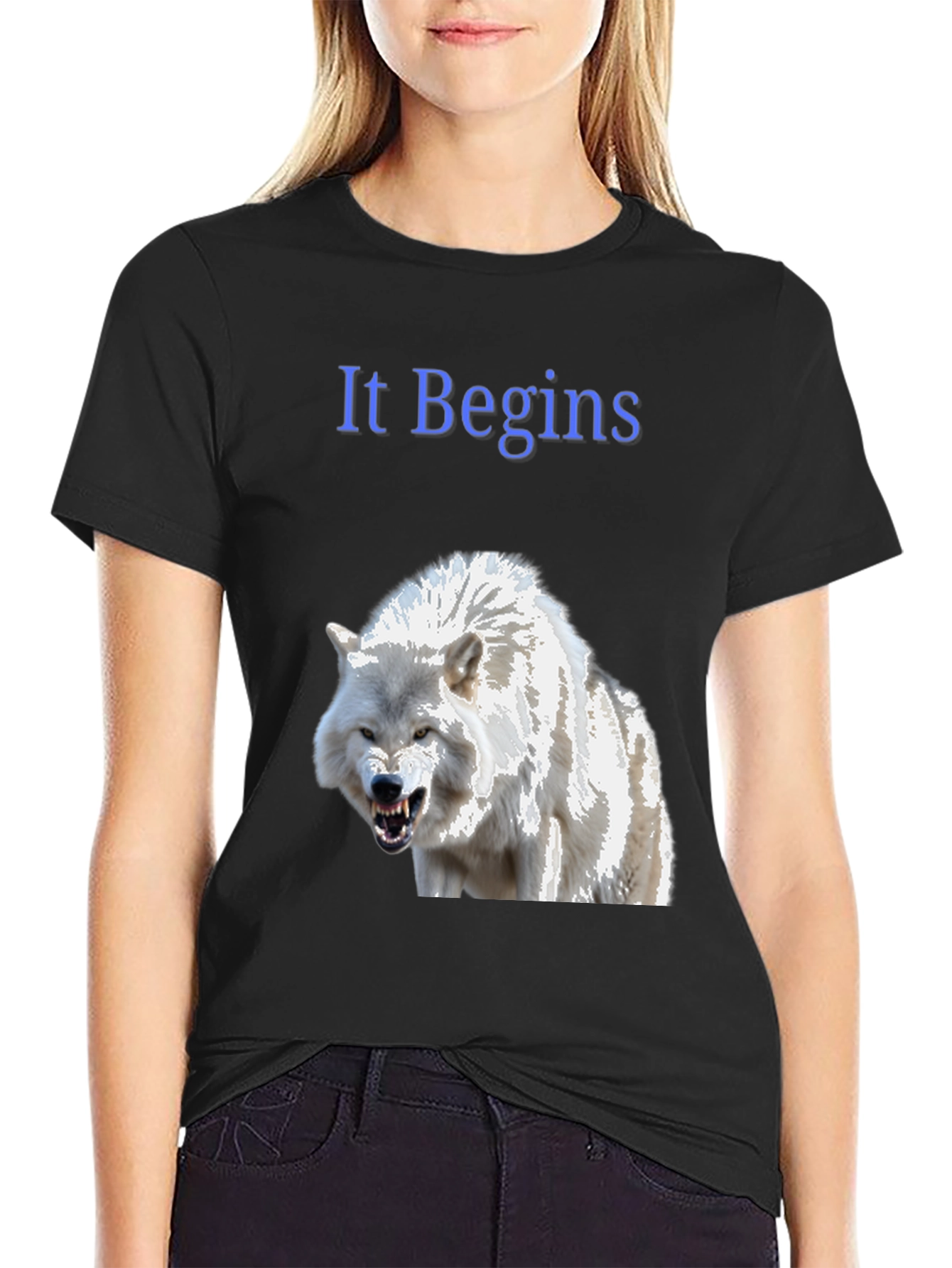 It Begins Wolf Graphic T-Shirt