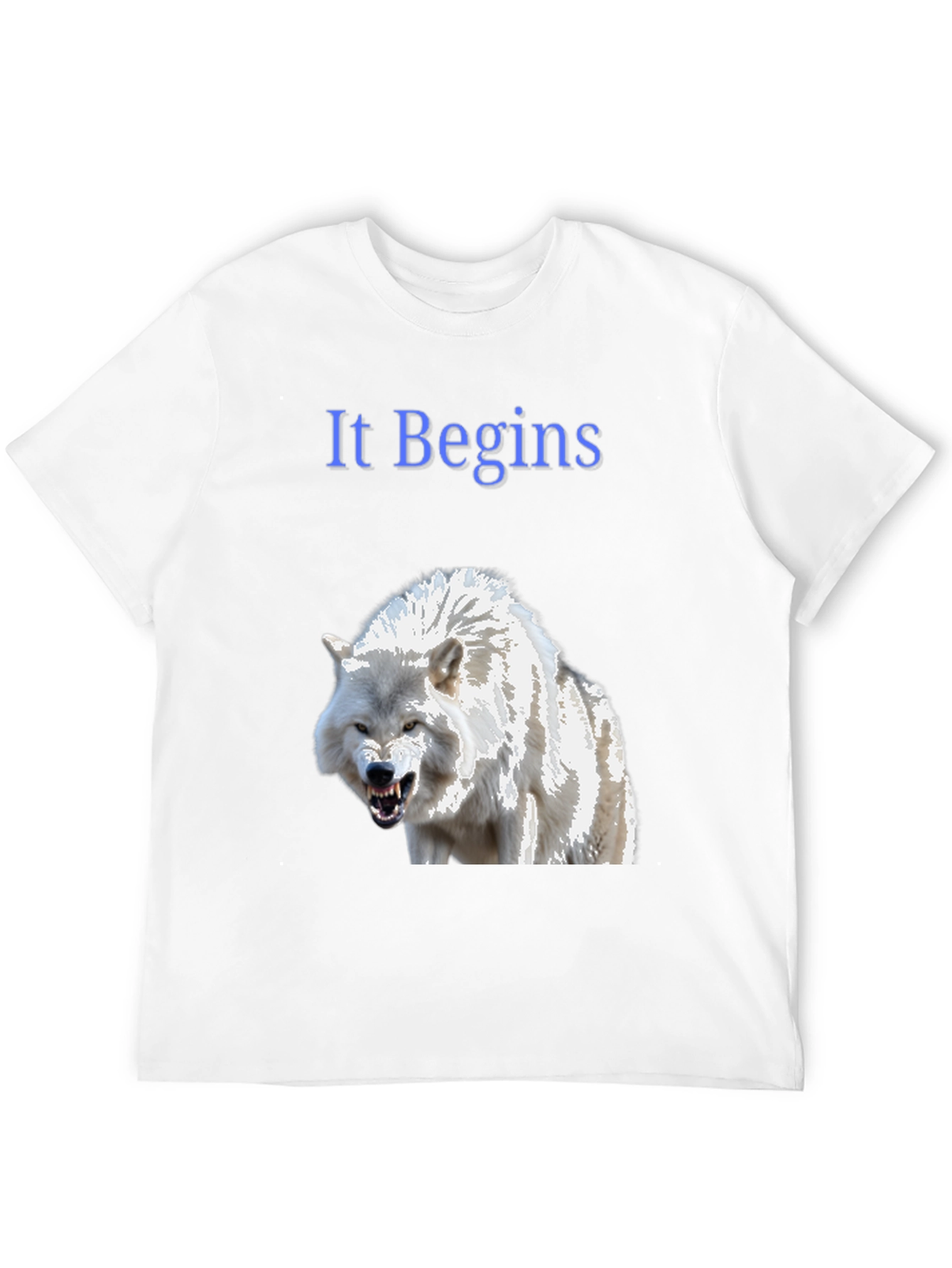 It Begins Wolf Graphic T-Shirt