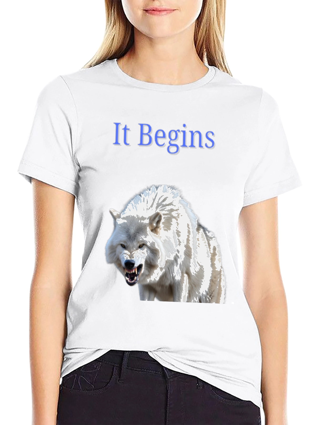 It Begins Wolf Graphic T-Shirt