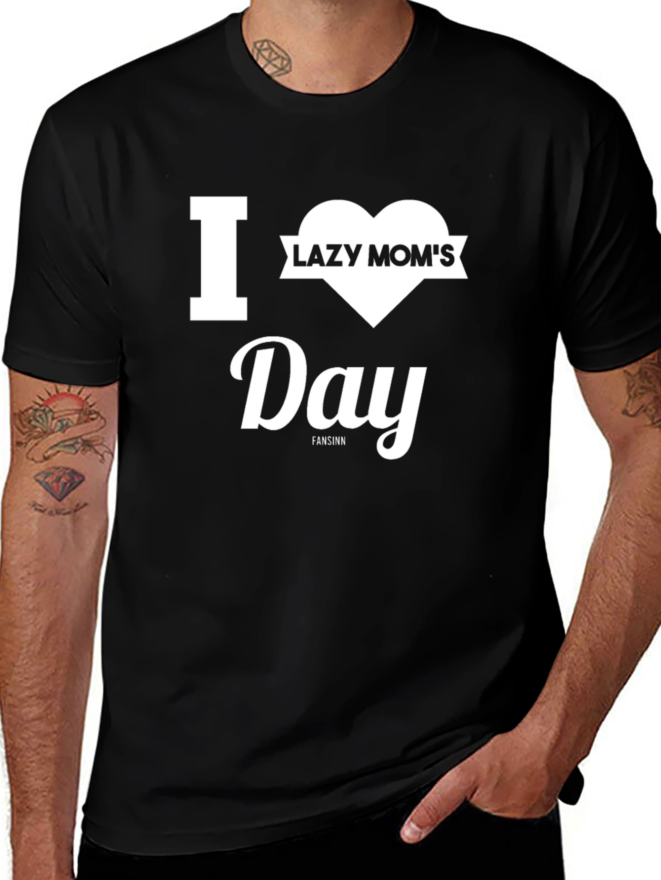 I Heart Lazy Moms Day T-Shirt - Unisex