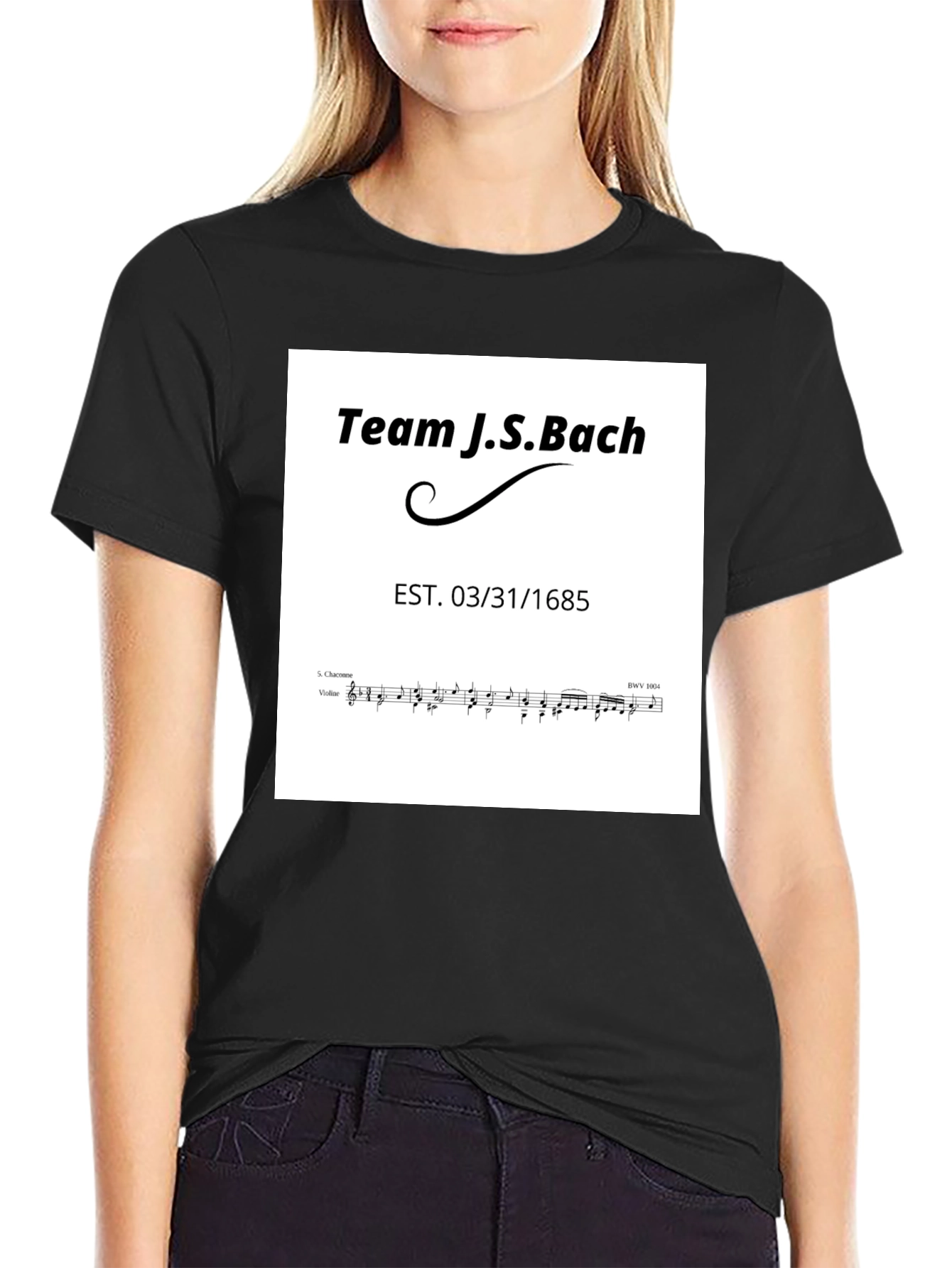 Team J.S. Bach T-Shirt - Music Lover Tee