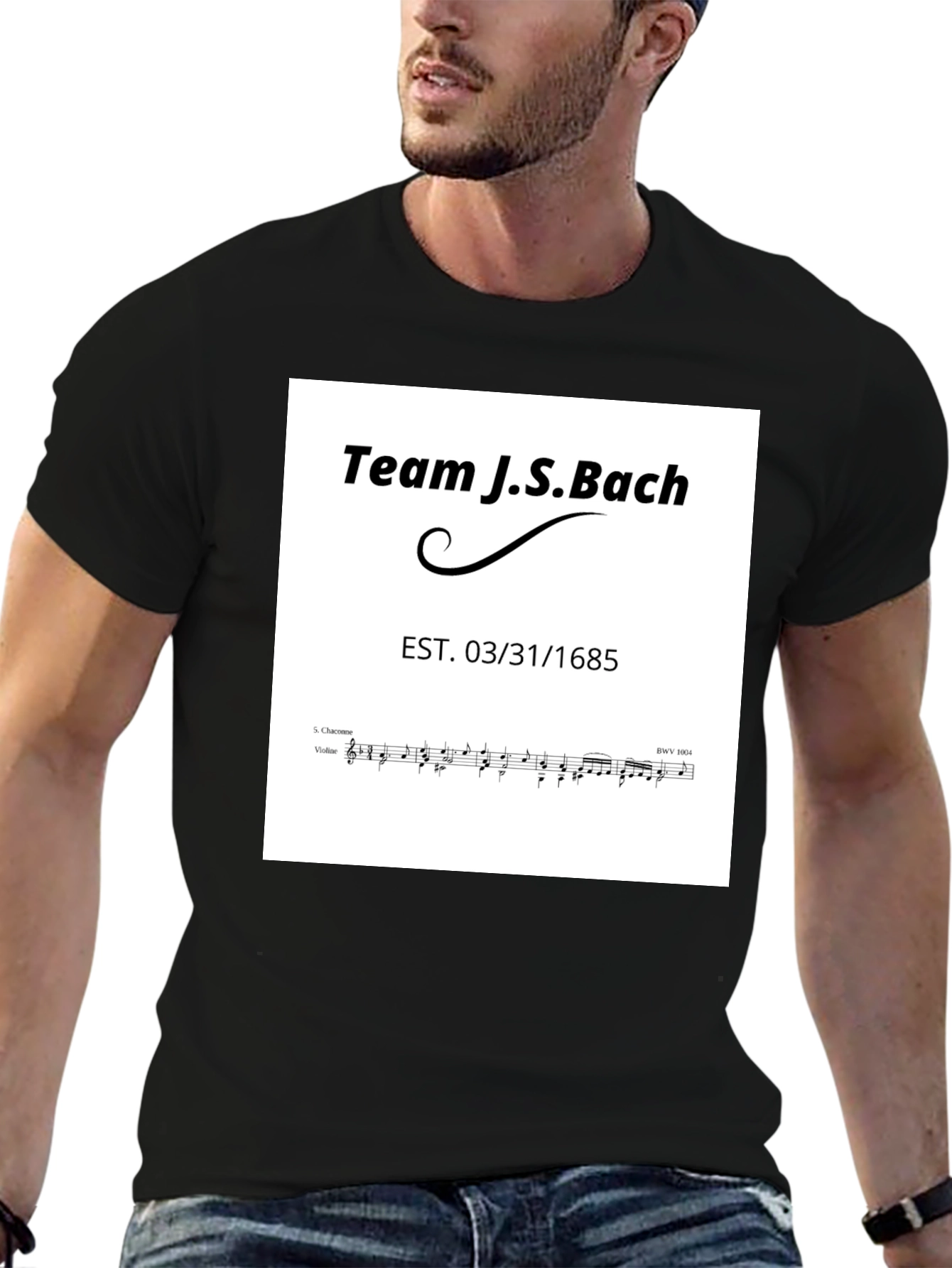 Team J.S. Bach T-Shirt - Music Lover Tee