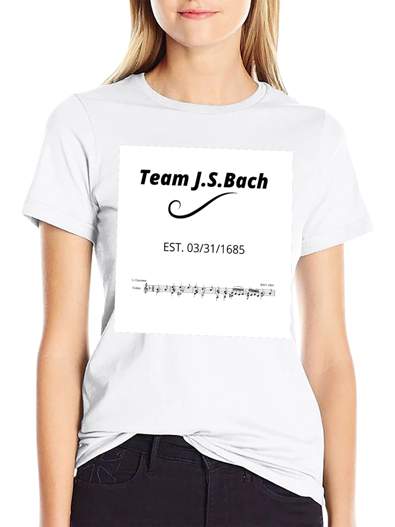 Team J.S. Bach T-Shirt - Music Lover Tee