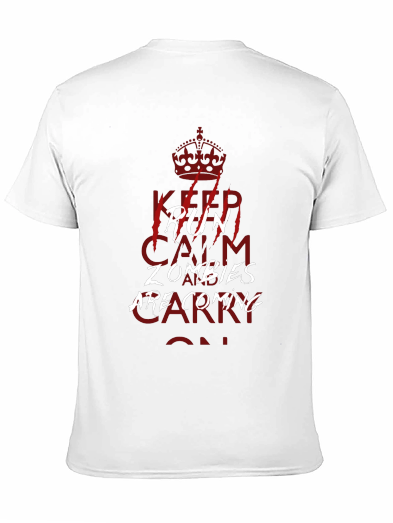 Keep Run Calm Zombies T-Shirt