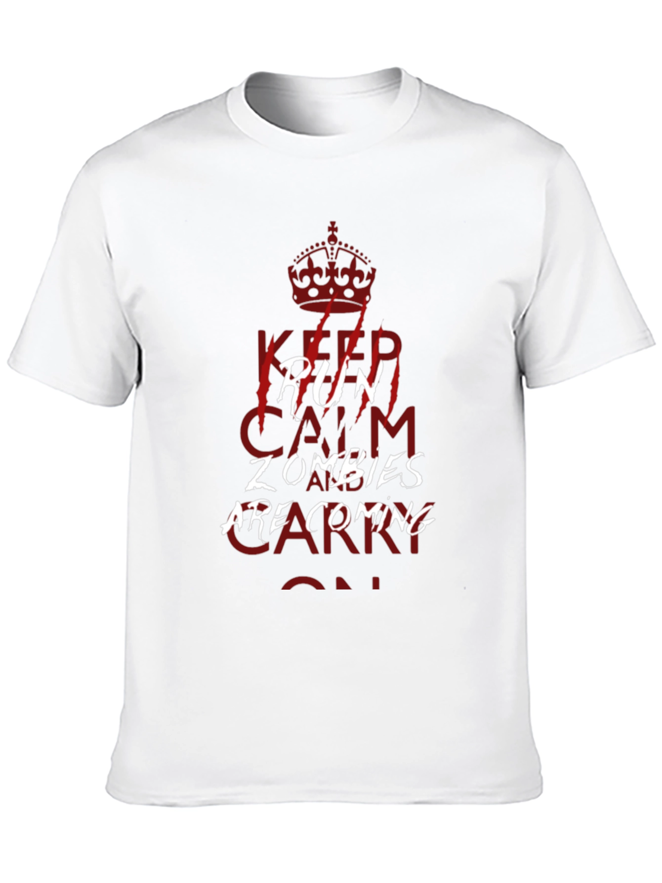 Keep Run Calm Zombies T-Shirt