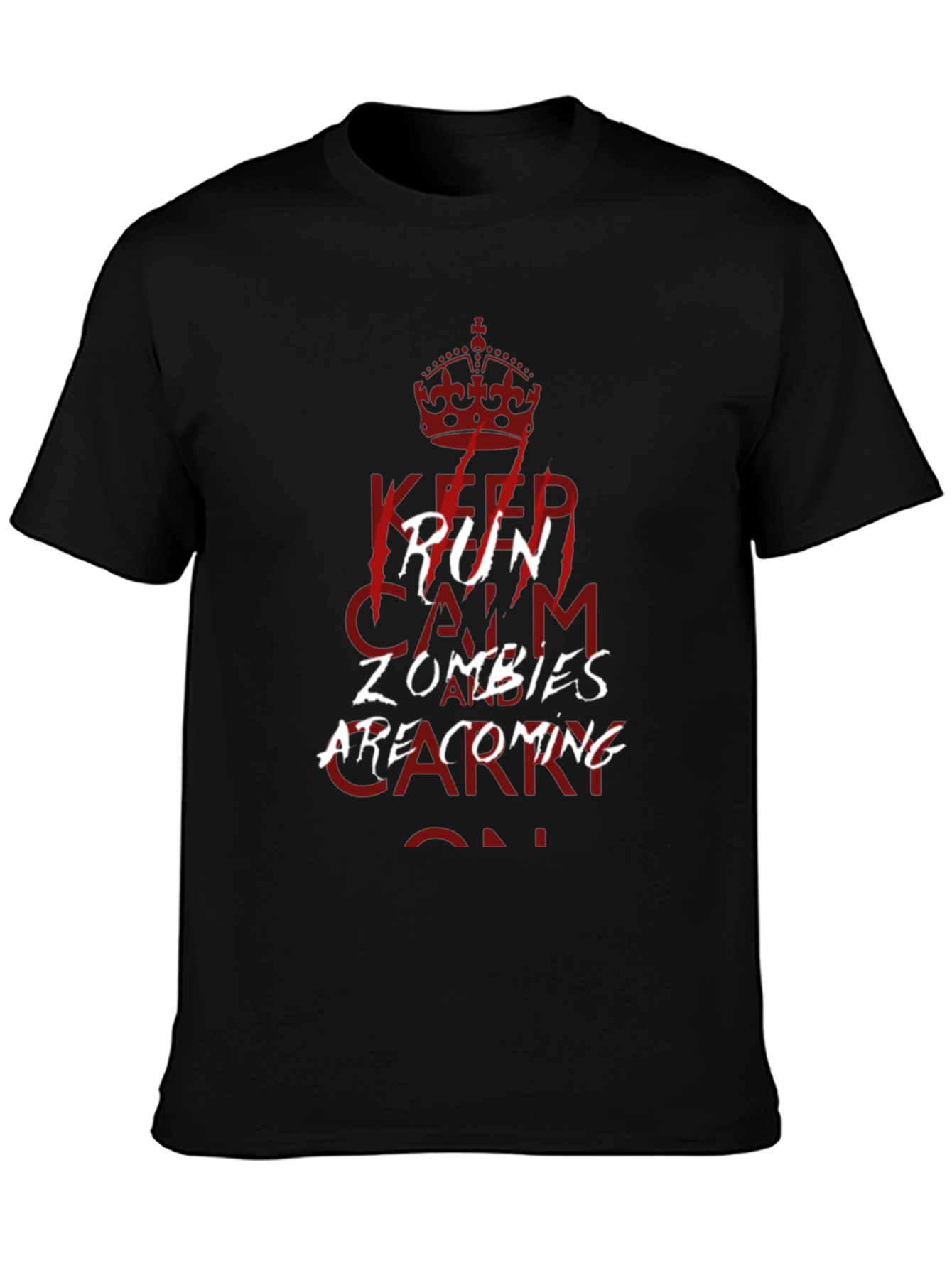 Keep Run Calm Zombies T-Shirt