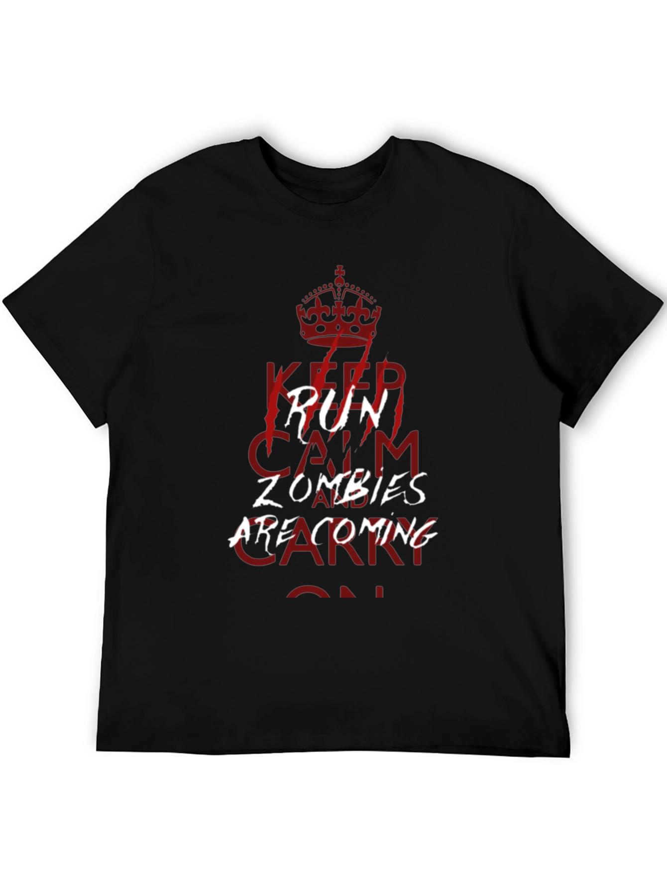 Keep Run Calm Zombies T-Shirt