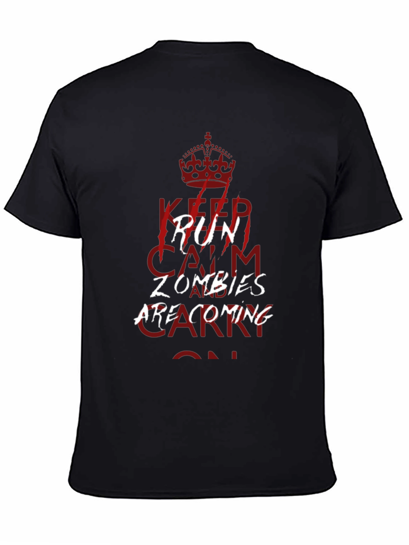 Keep Run Calm Zombies T-Shirt