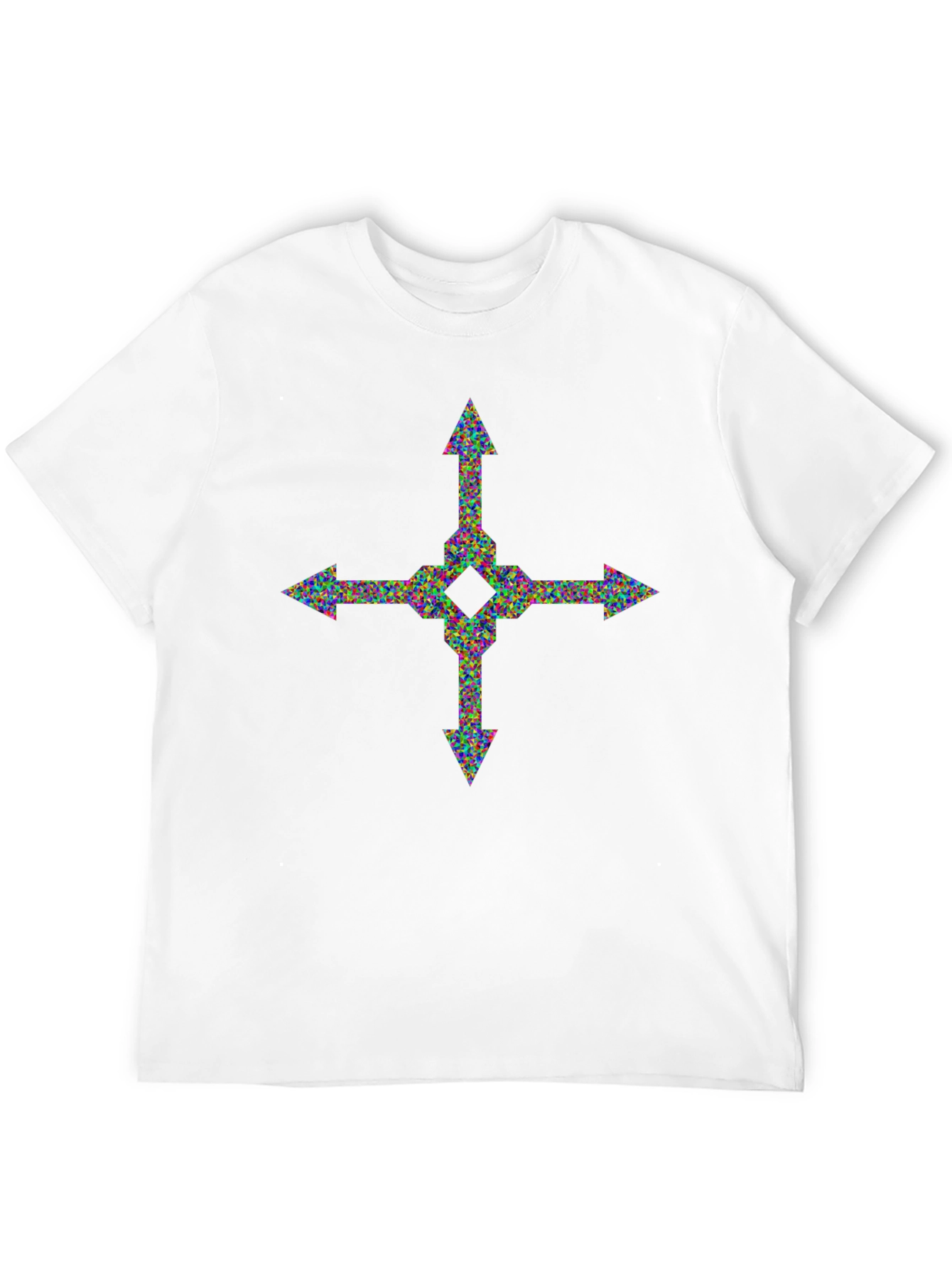 Geometric Arrow T-Shirt - Directional Style