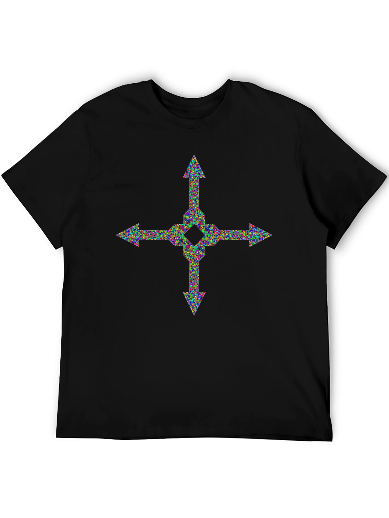 Geometric Arrow T-Shirt - Directional Style