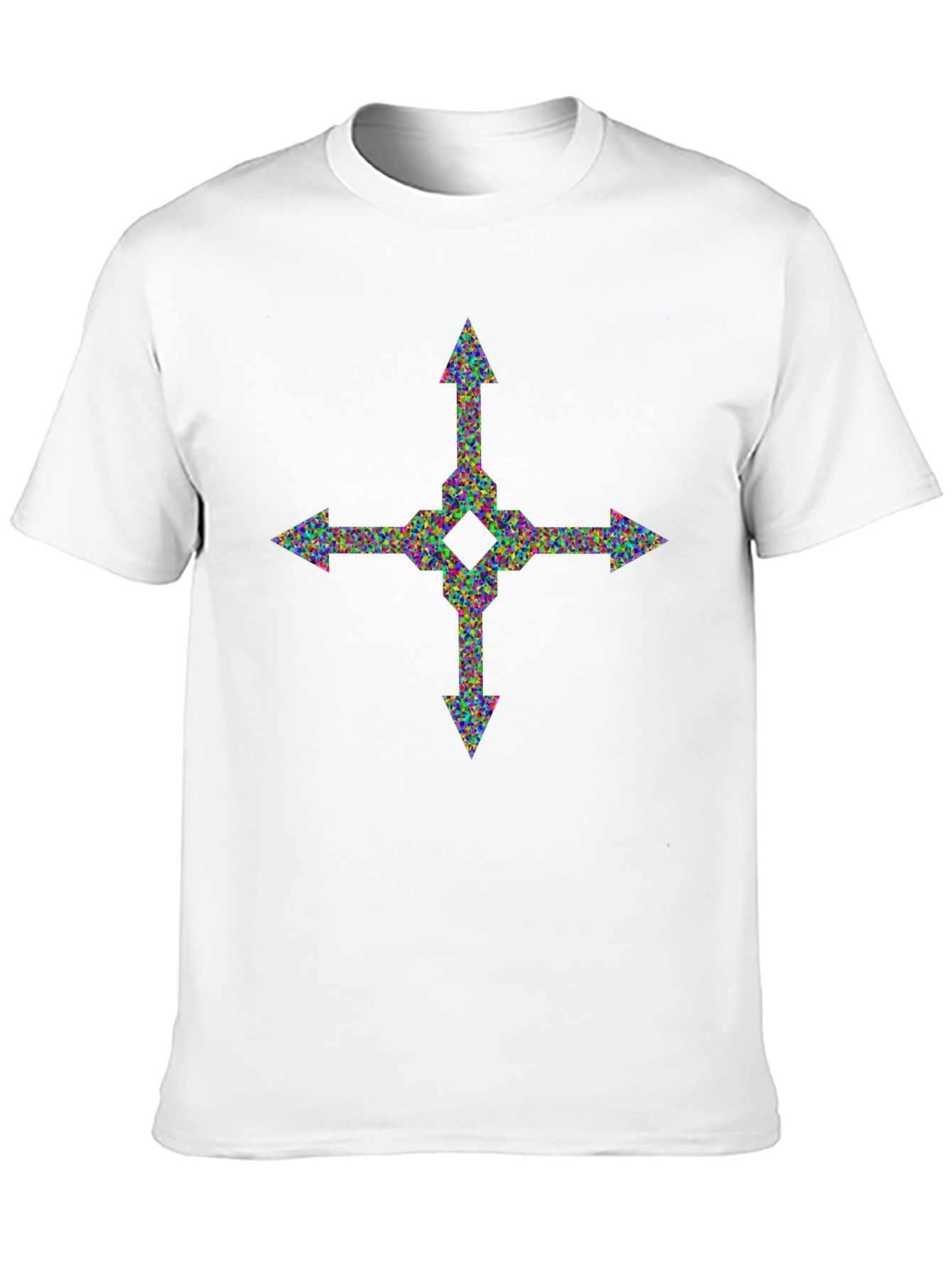 Geometric Arrow T-Shirt - Directional Style