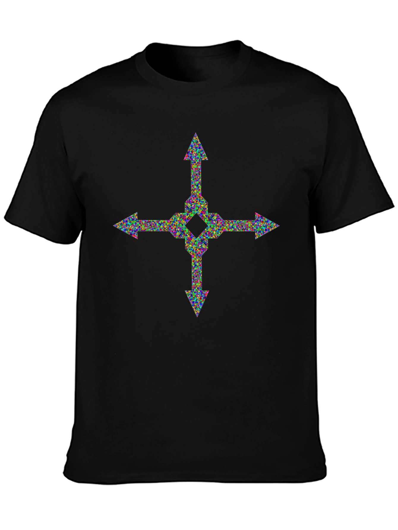 Geometric Arrow T-Shirt - Directional Style