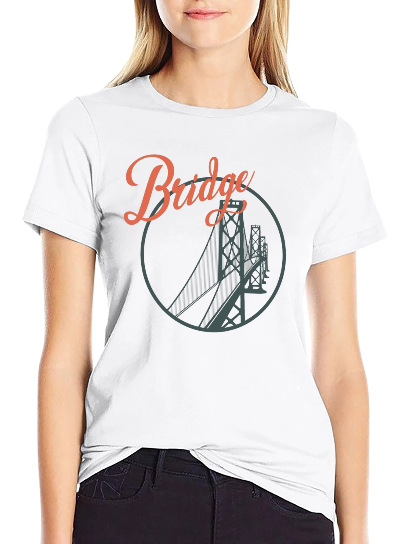 Bridge Design T-Shirt - Stylish Graphic Tee