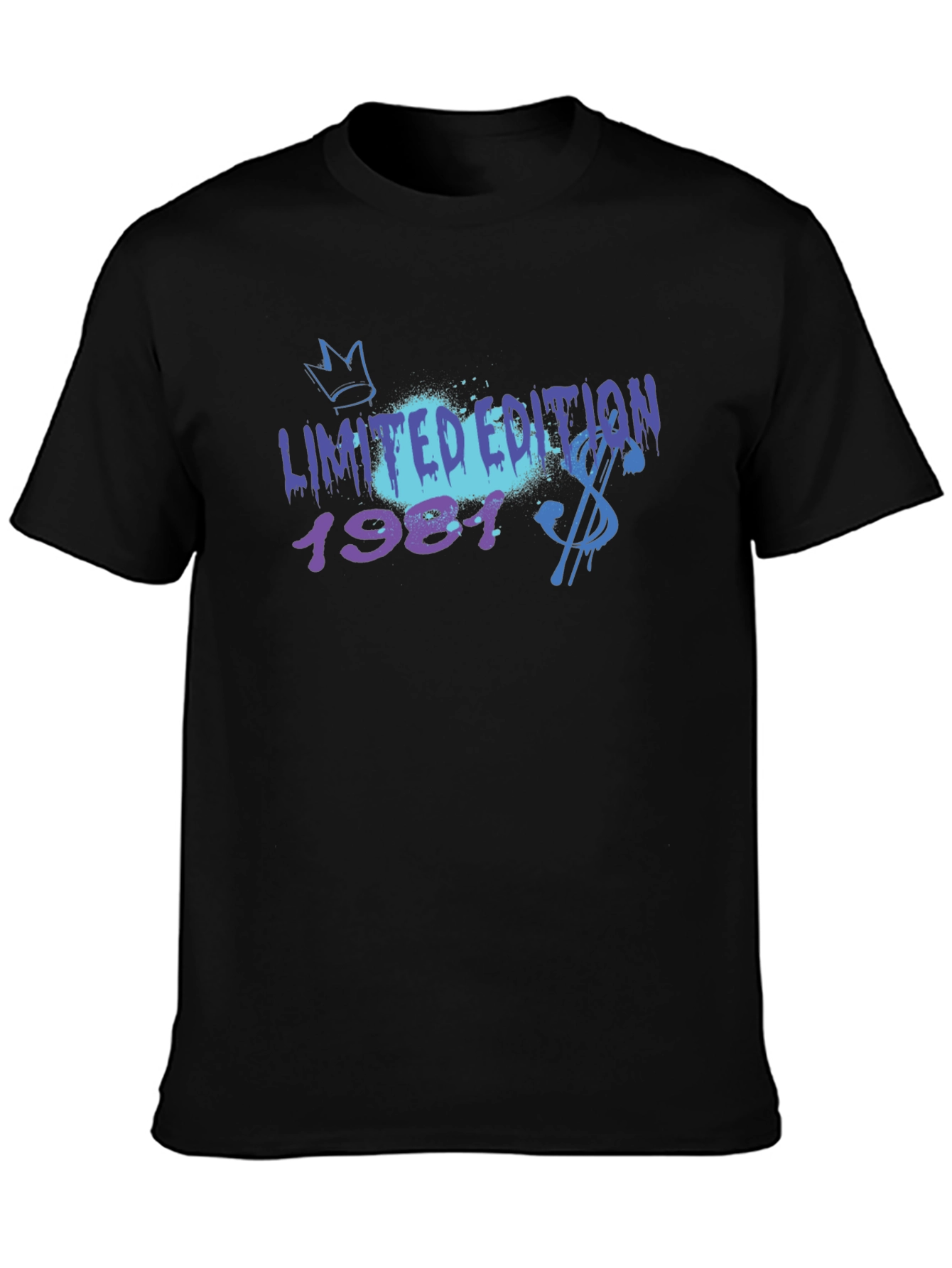 Limited Edition 1981 Graphic Tee - Black