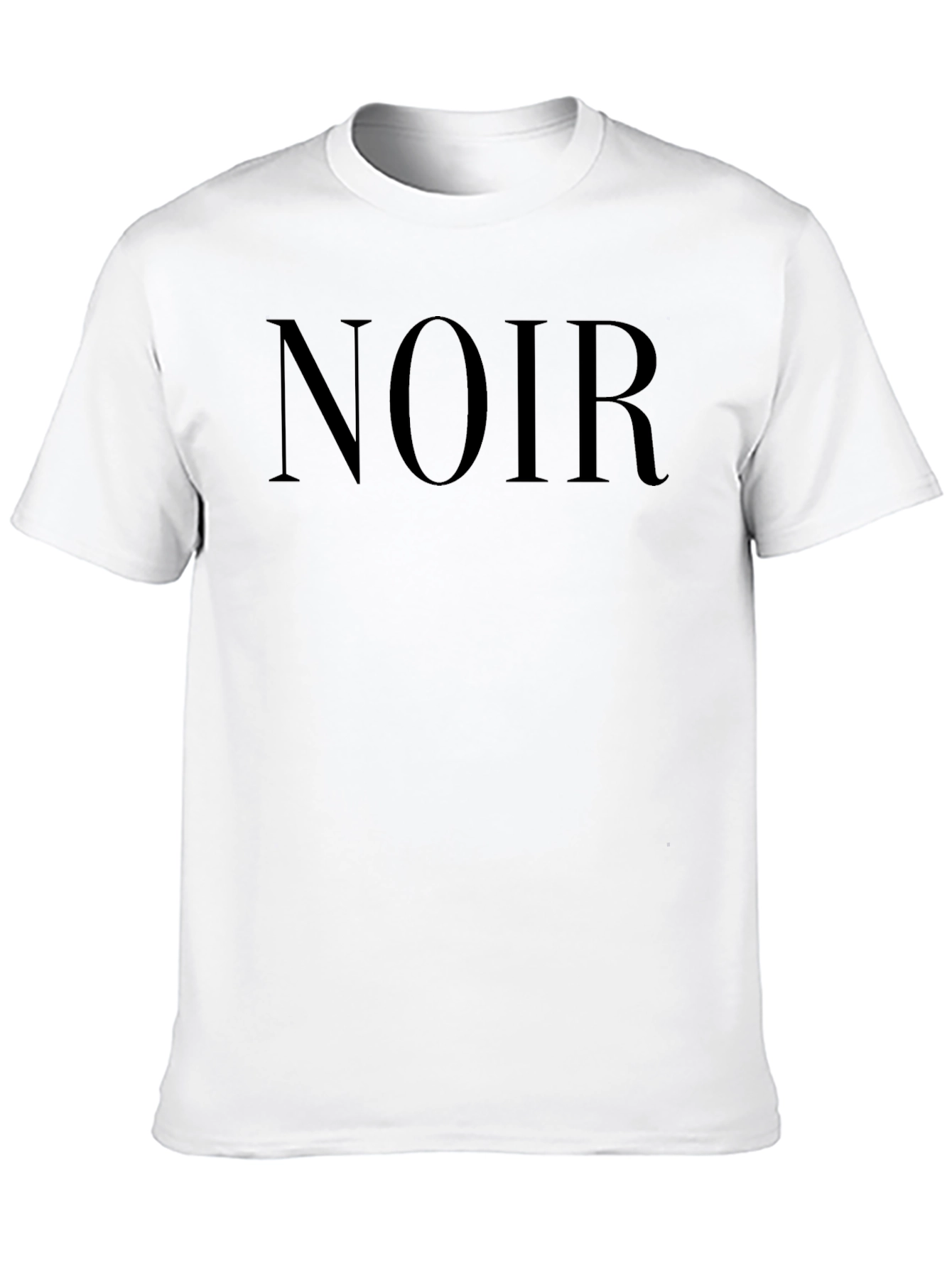 Noir Graphic Tee - Modern Minimalist Style